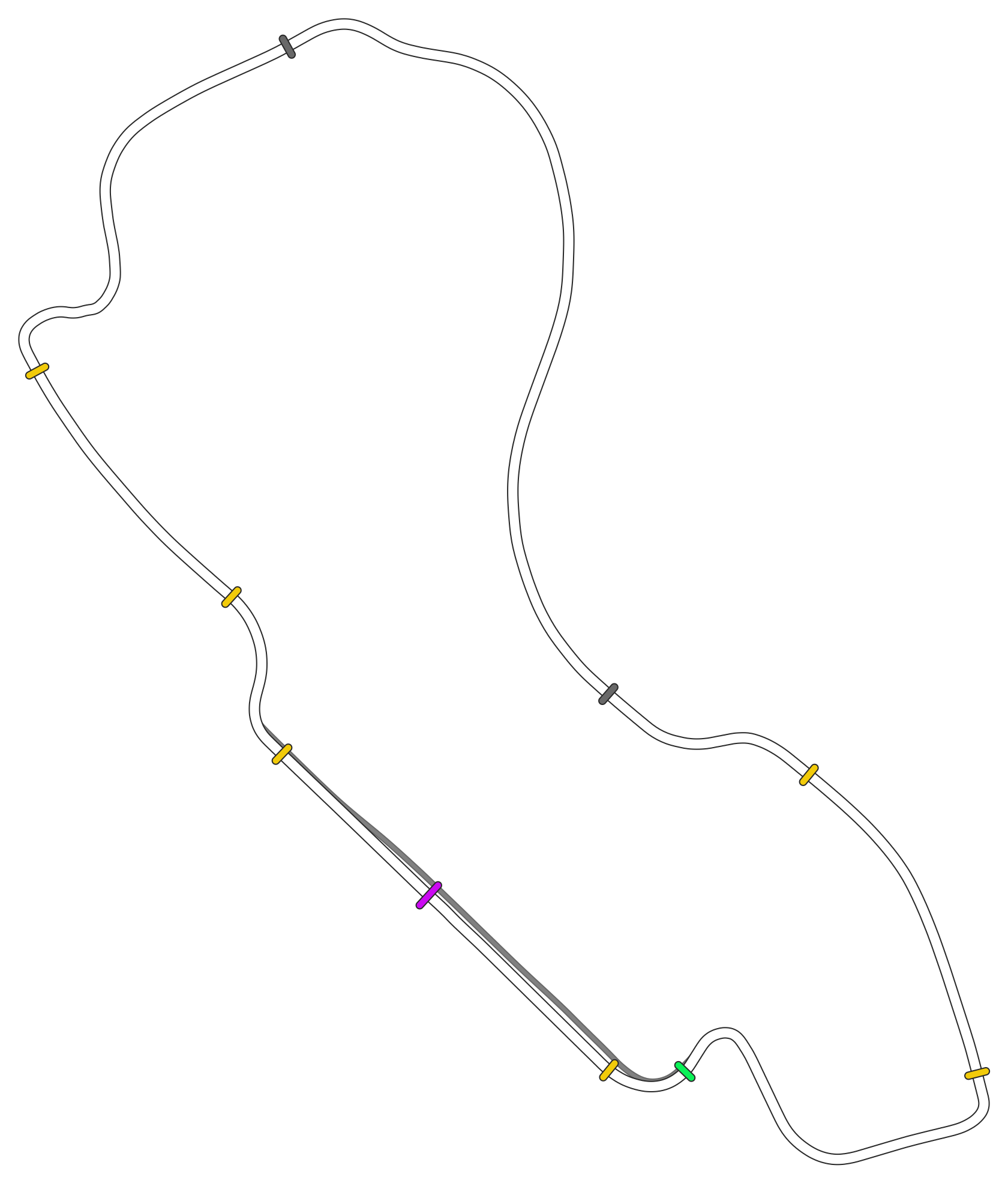 SRV Melbourne 2022 - Layout GP (3xDRS)