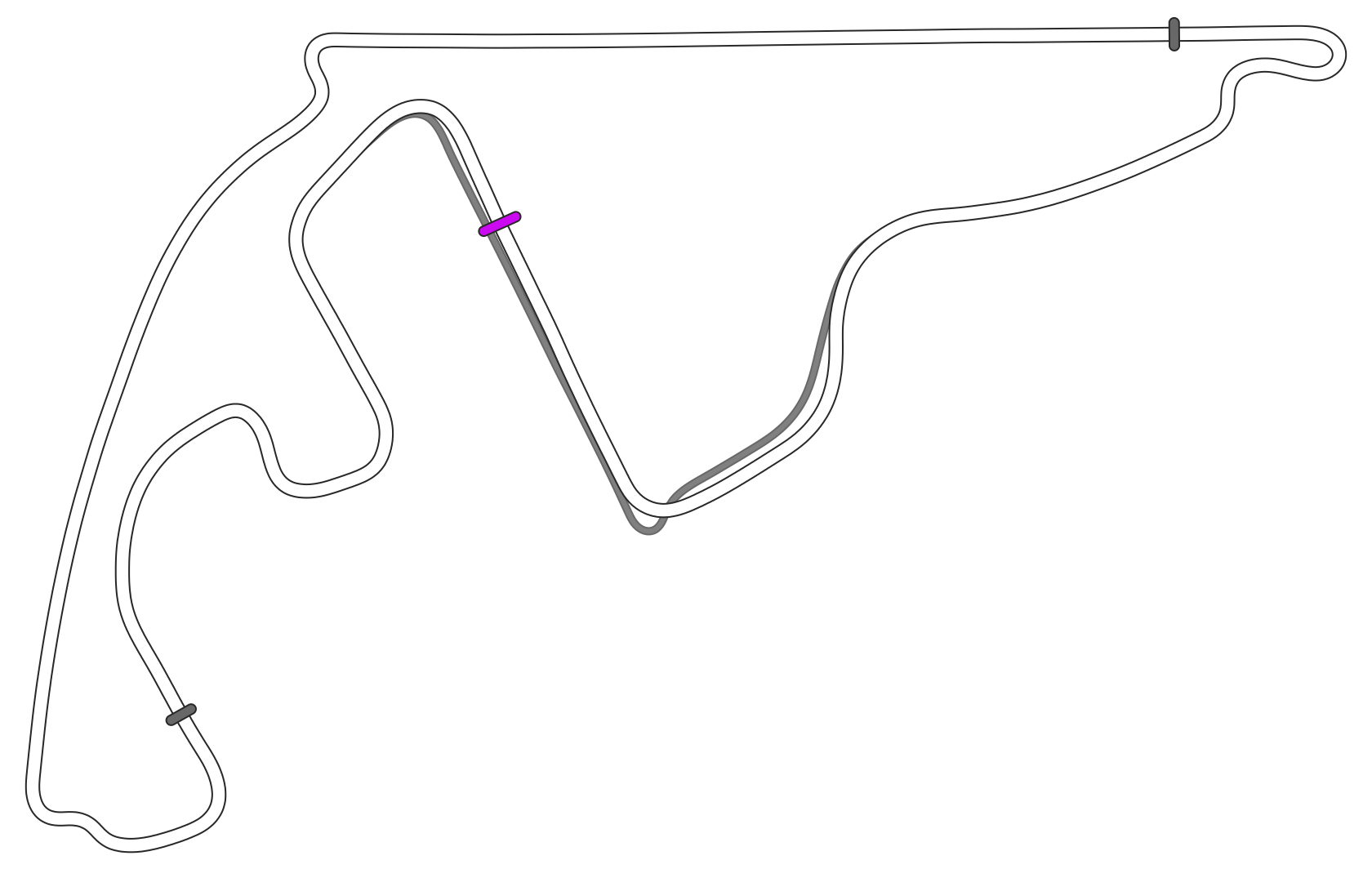 SRV Yas Marina Circuit - Layout GP