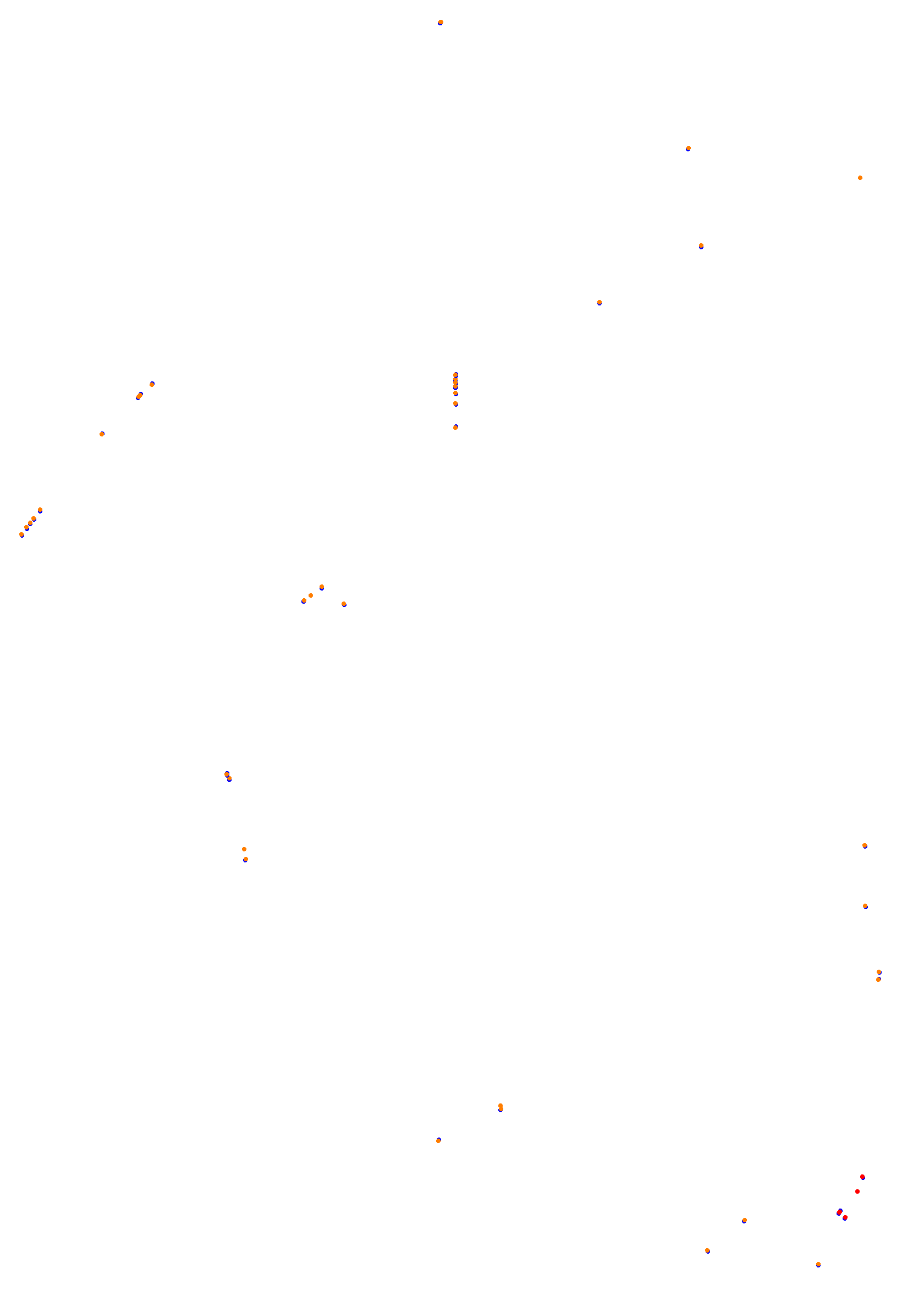 SRV Road America Layout GP collisions