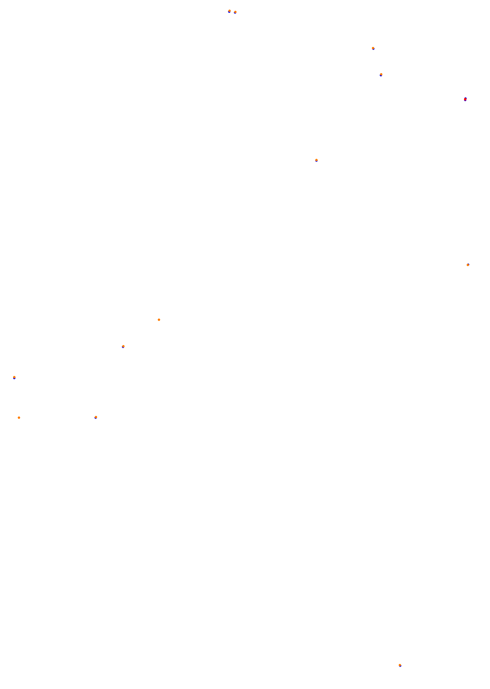 SRV Road America Layout GP collisions