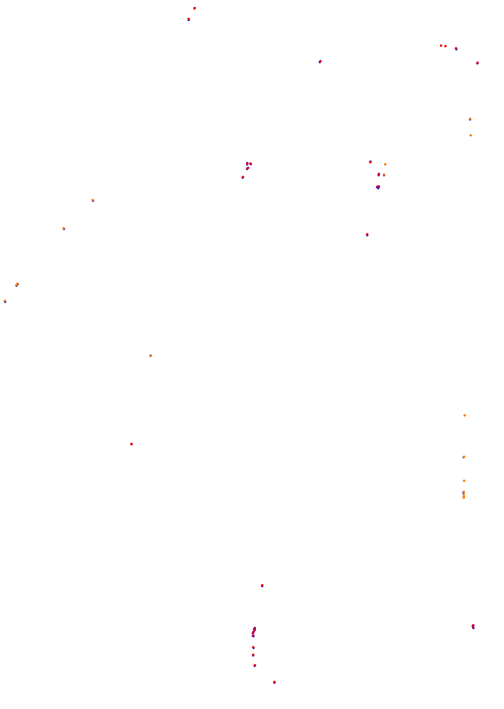SRV Road America Layout GP collisions