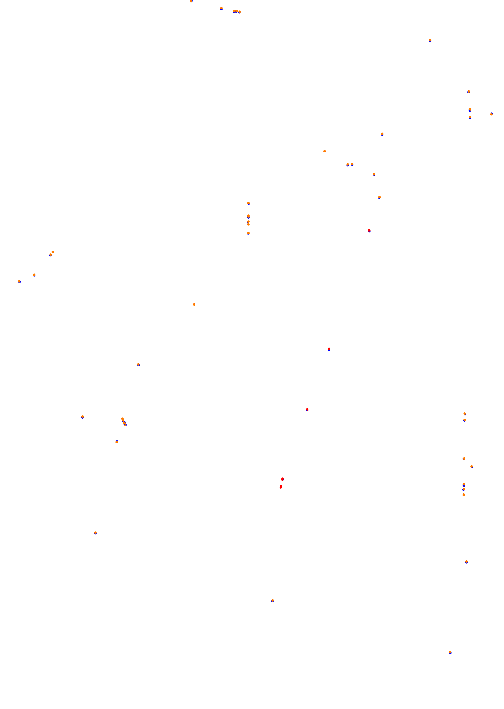 SRV Road America Layout GP collisions