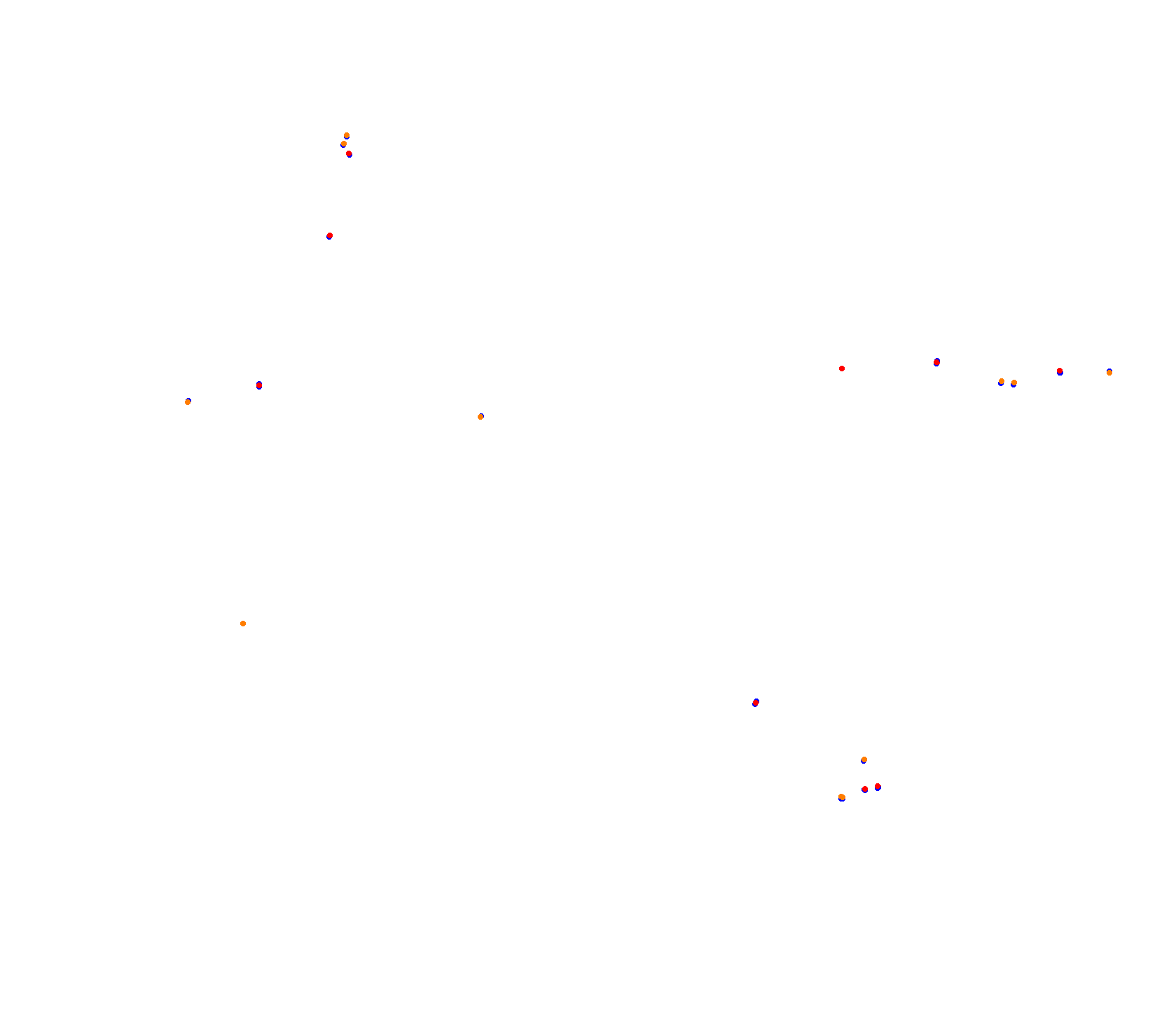SRV Zandvoort 2020 - Layout GP collisions
