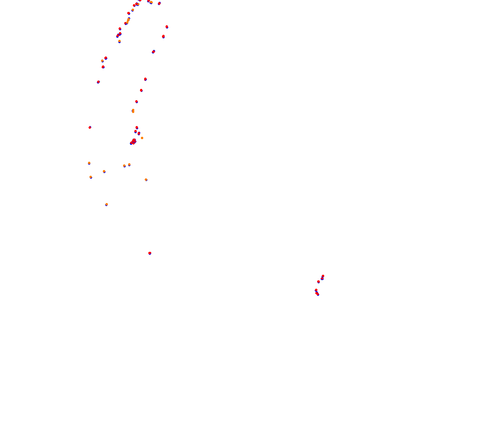 SRV Zandvoort 2020 - Layout GP collisions