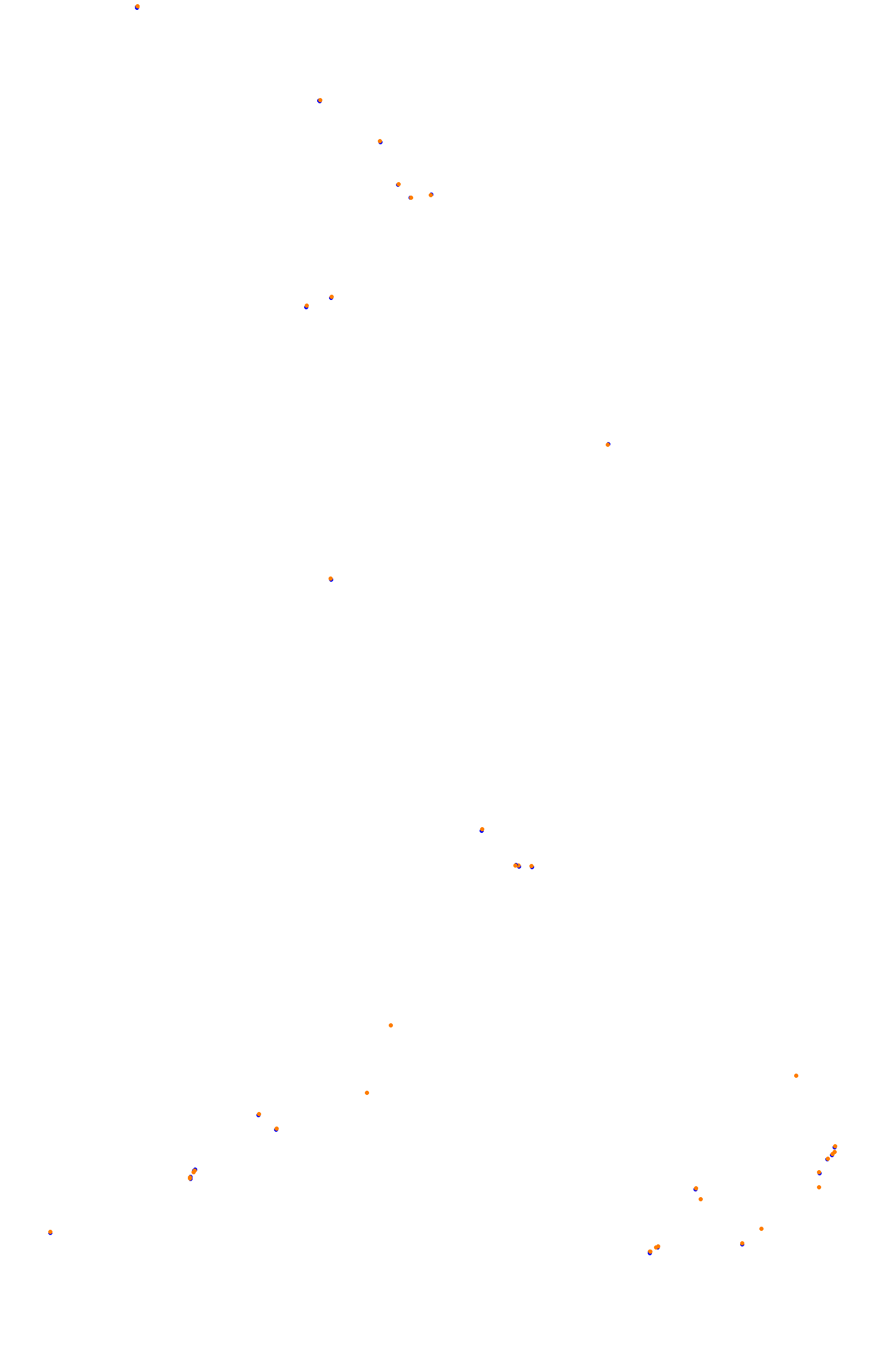 SRV Spa 2022 layout GP collisions