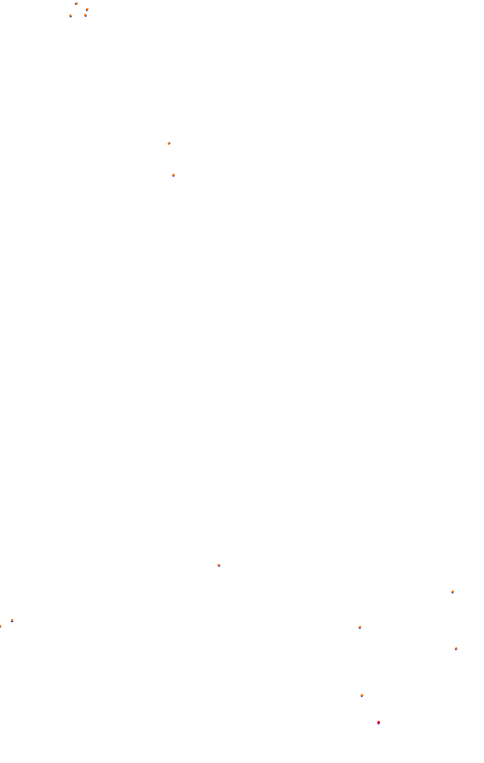 SRV Spa 2022 layout GP collisions