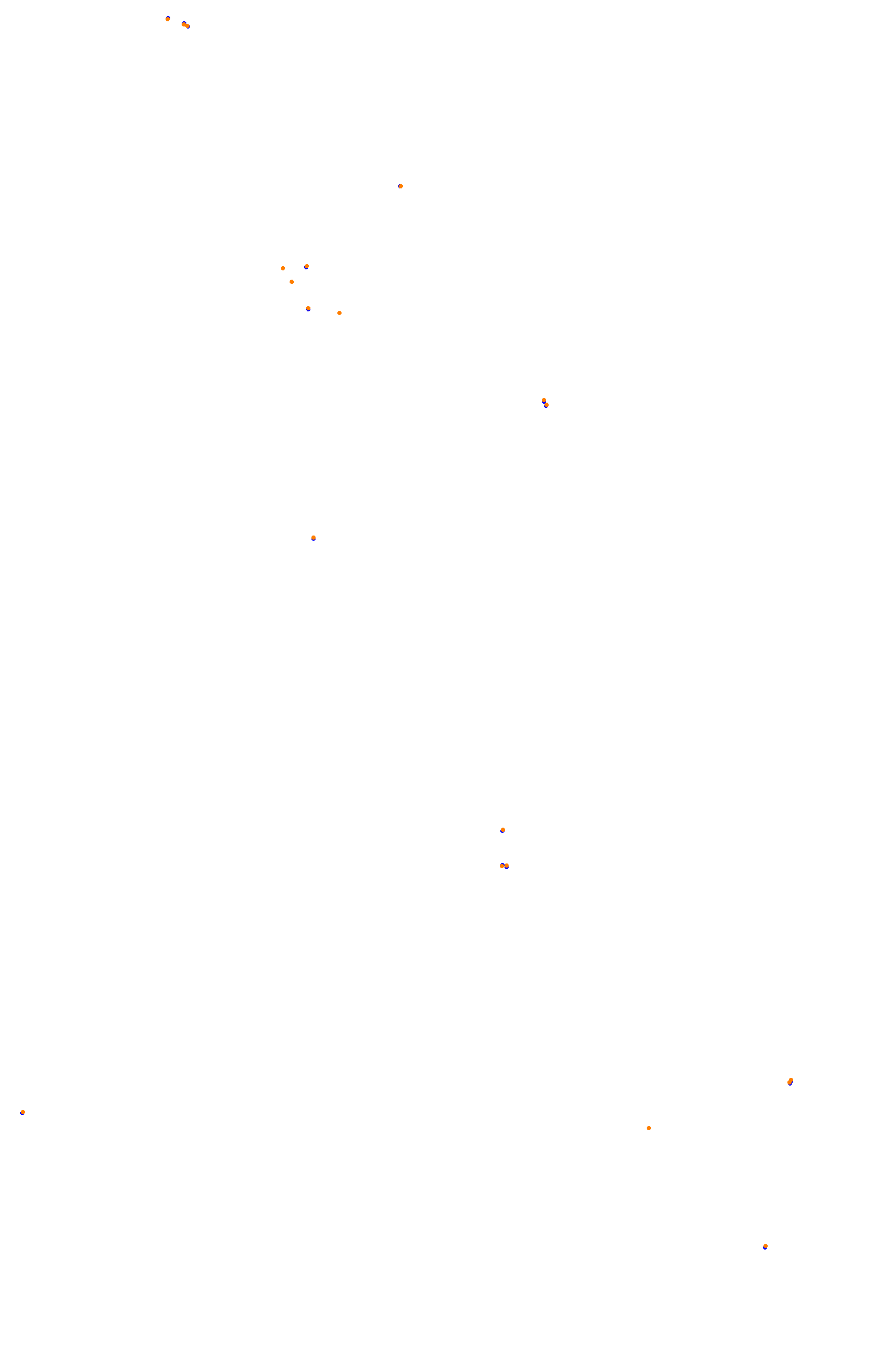 SRV Spa 2022 layout GP collisions