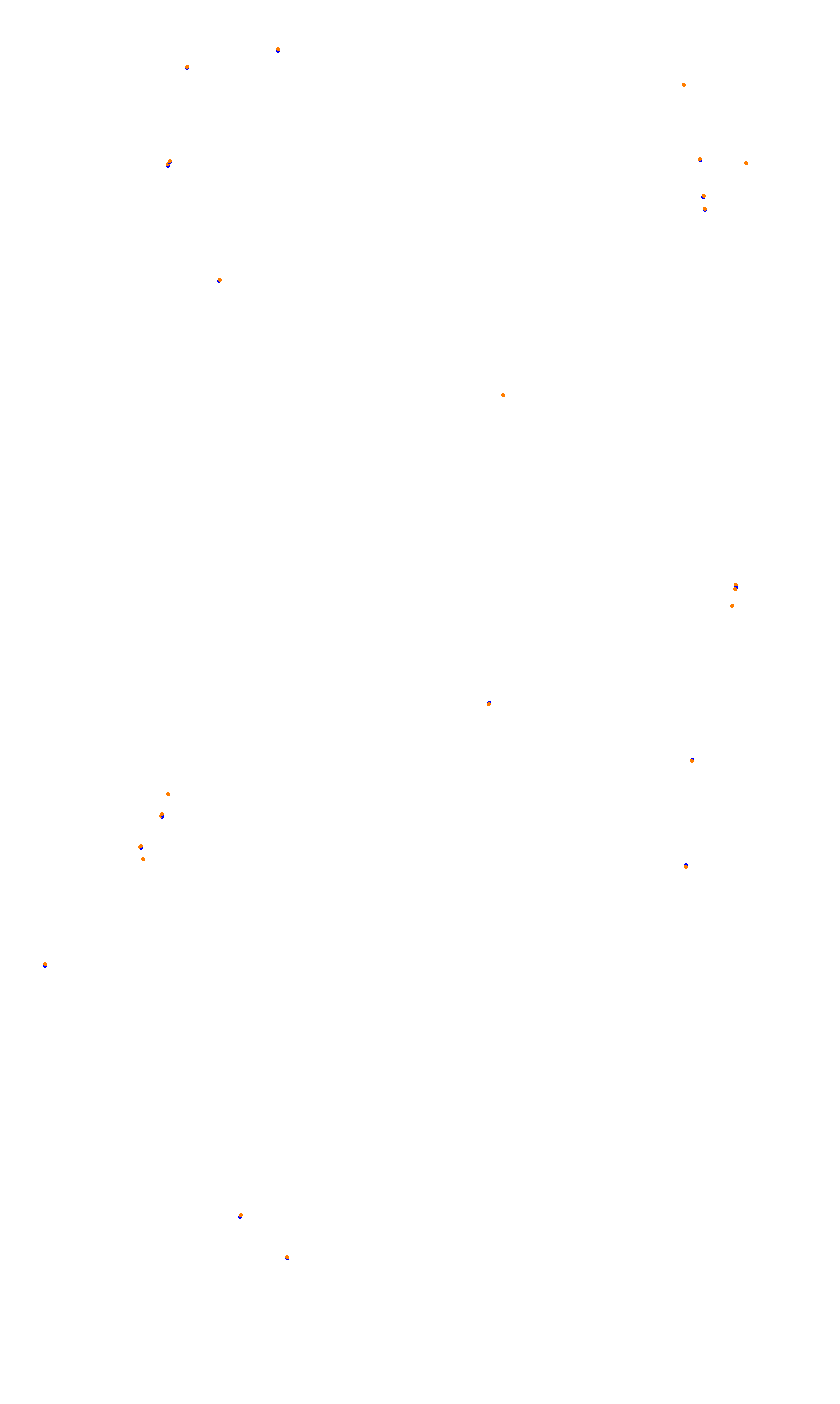 SRV Silverstone - Layout GP collisions