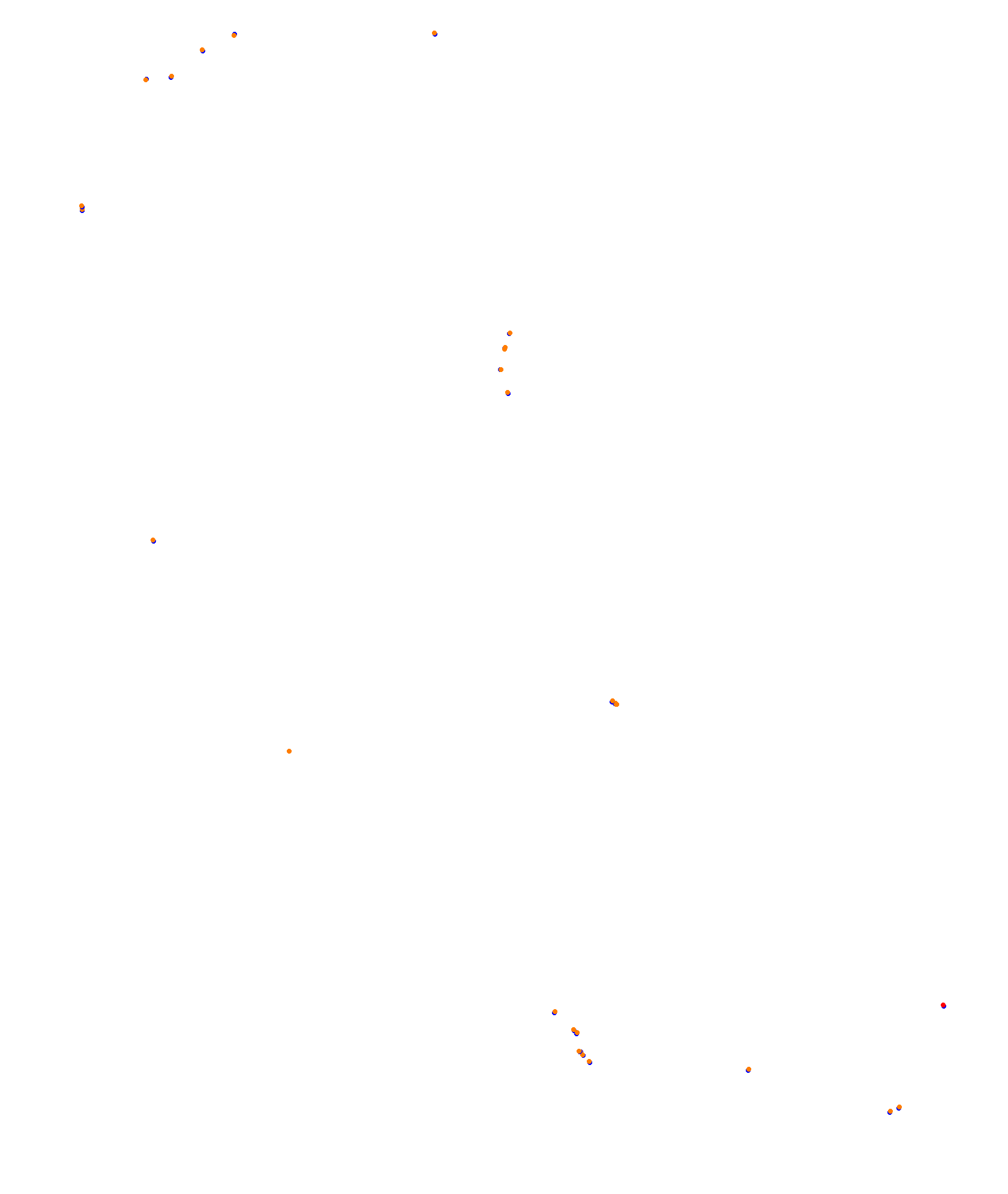 SRV Melbourne Layout GP (3xDRS) collisions