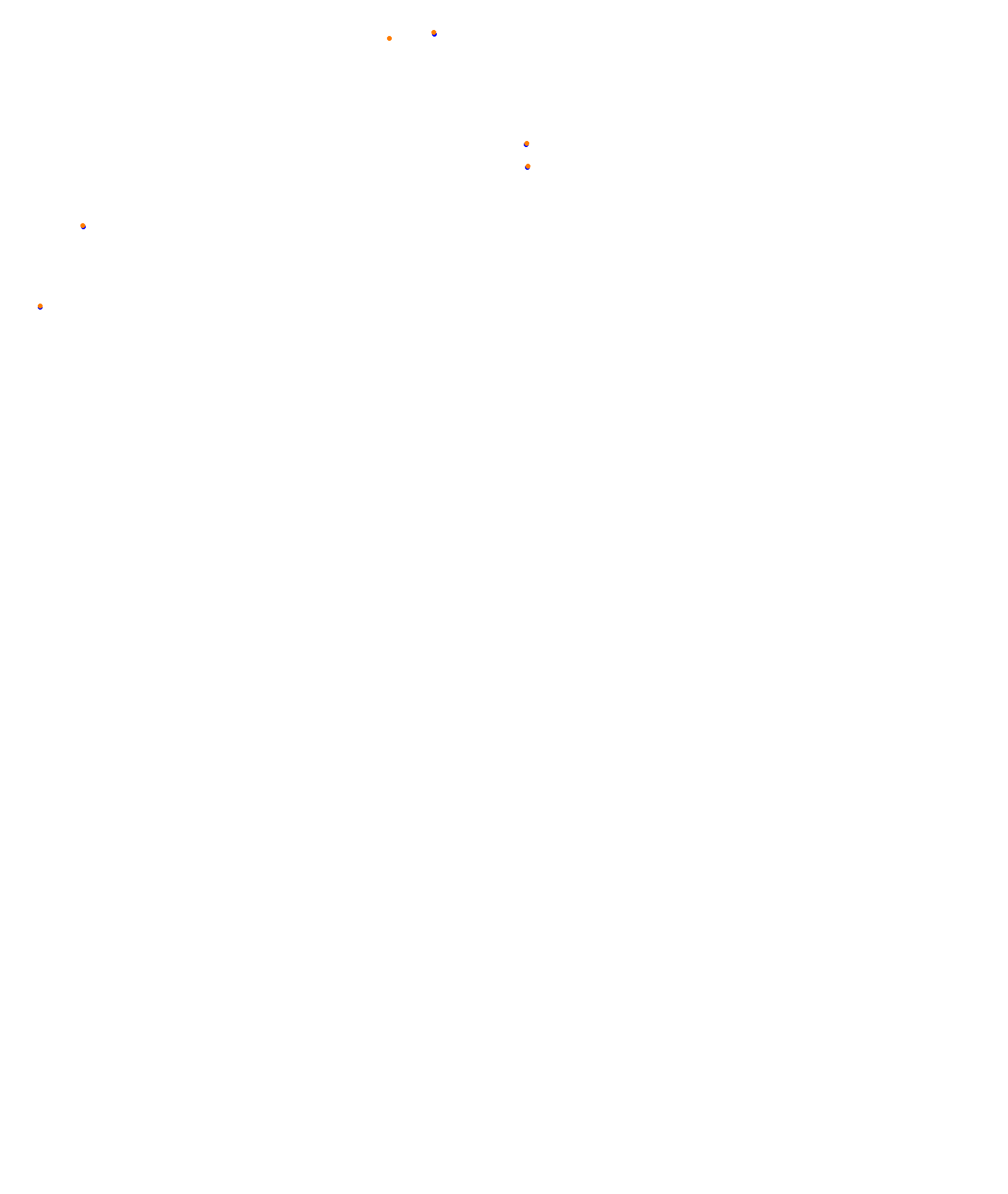 SRV Melbourne Layout GP (3xDRS) collisions