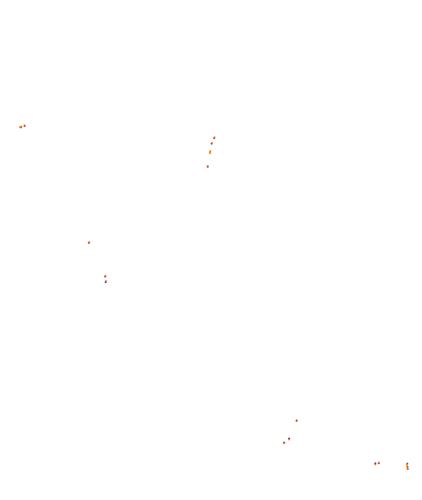 SRV Melbourne Layout GP (3xDRS) collisions