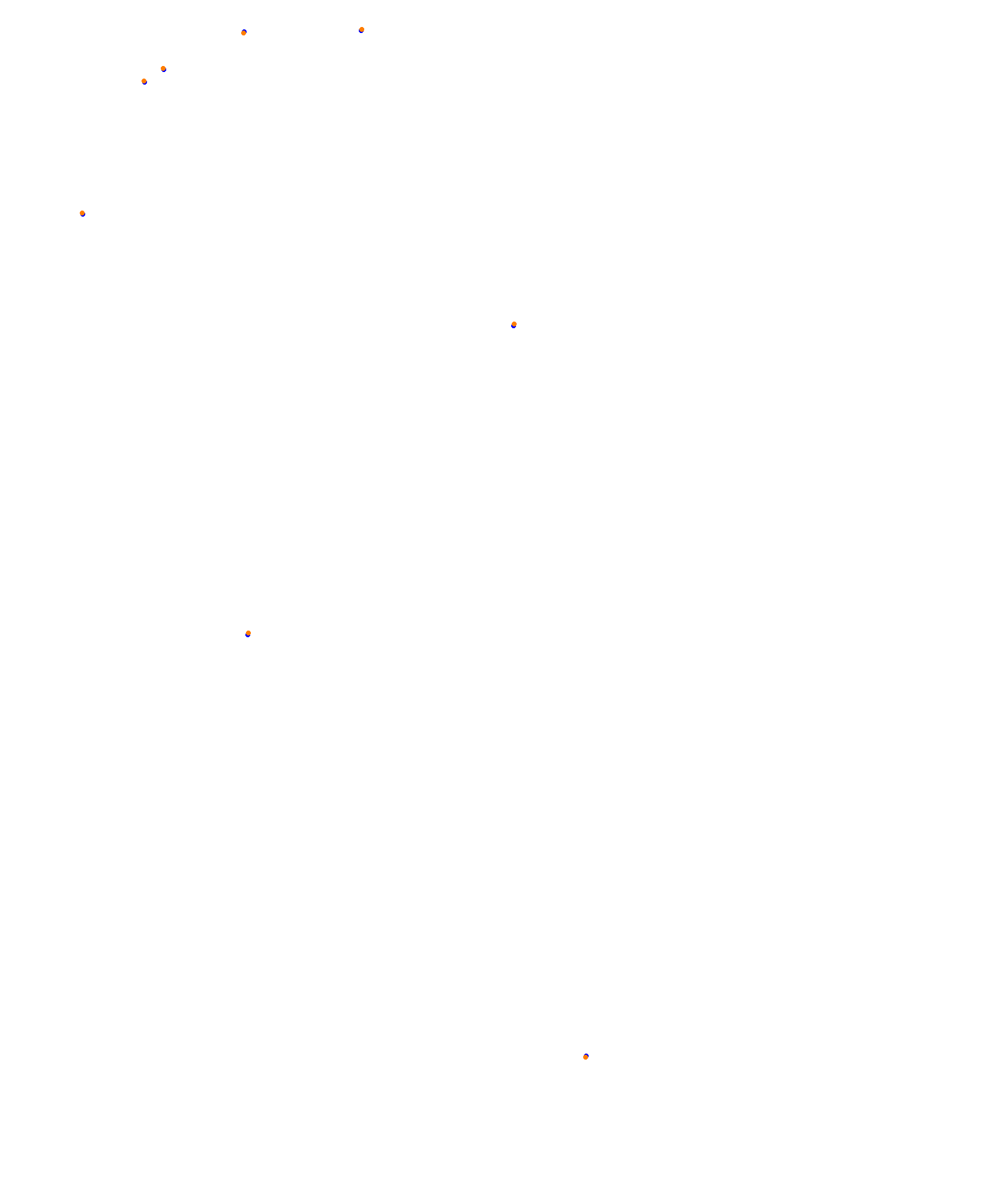 SRV Melbourne Layout GP (3xDRS) collisions