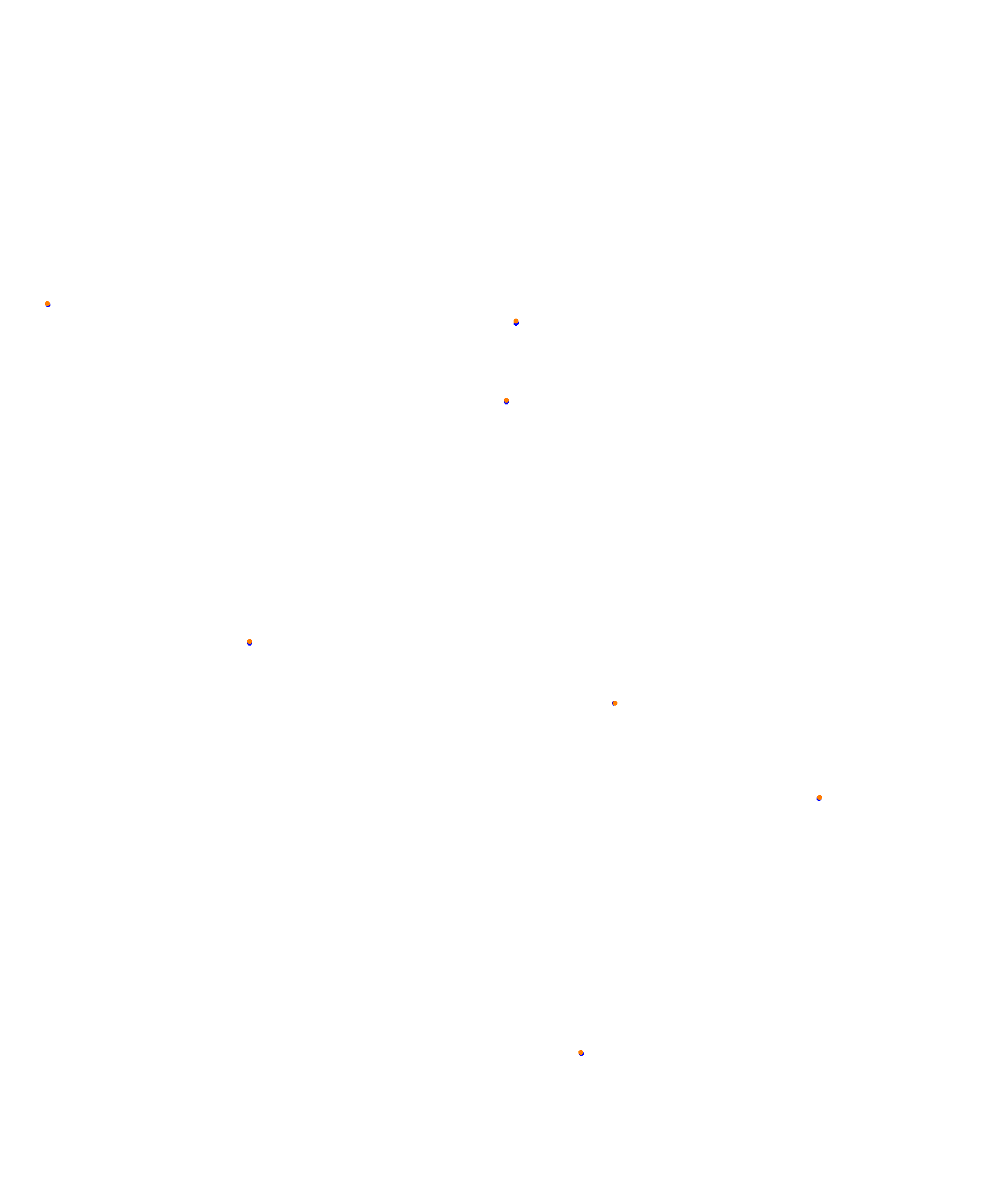 SRV Melbourne Layout GP (3xDRS) collisions