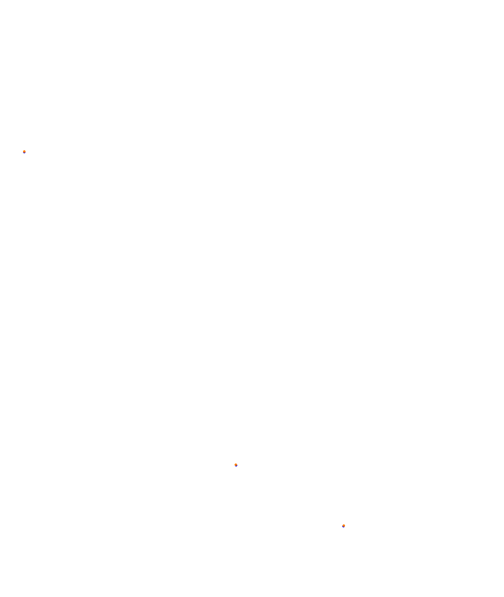 SRV Melbourne Layout GP (3xDRS) collisions