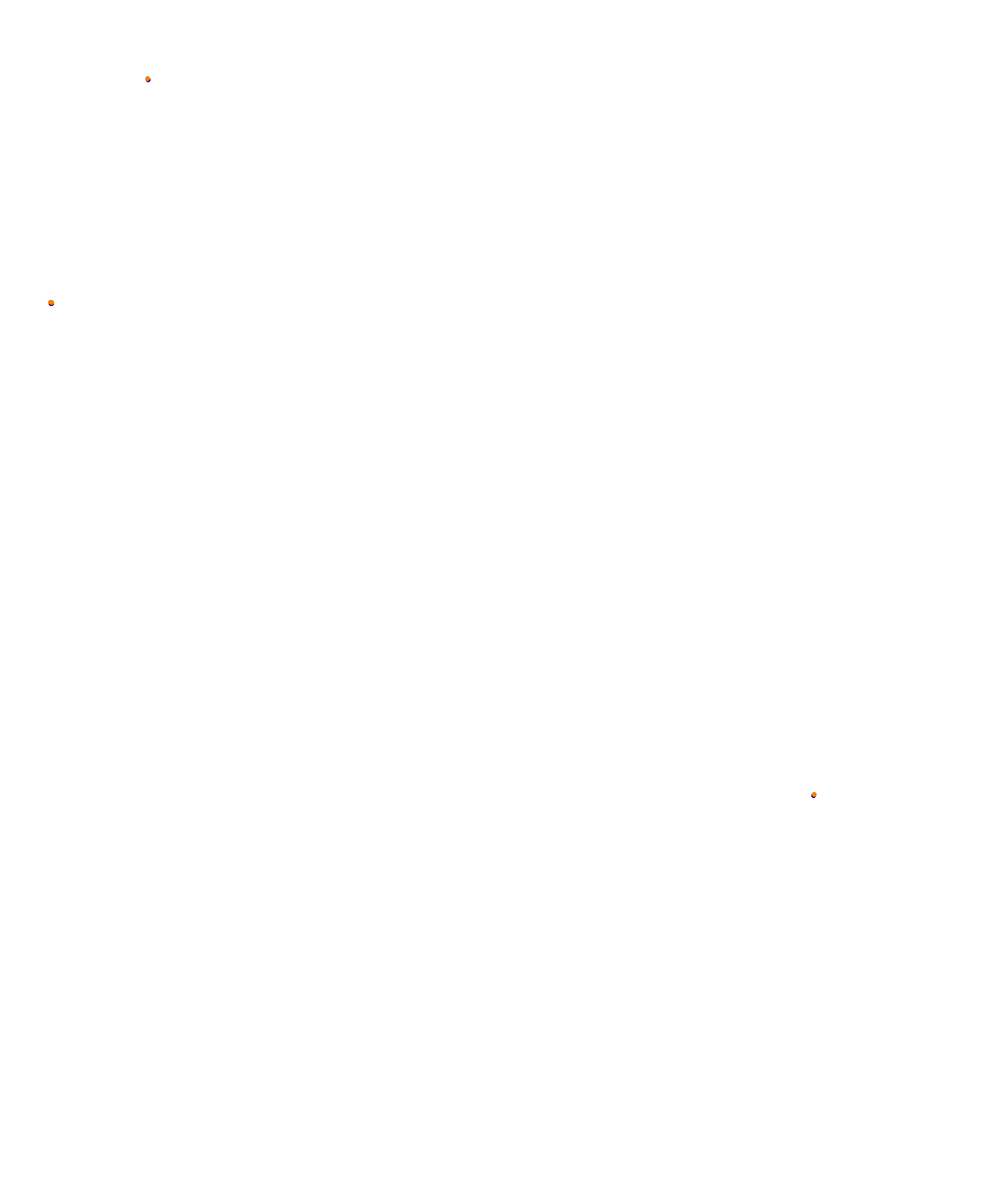 SRV Melbourne Layout GP (3xDRS) collisions