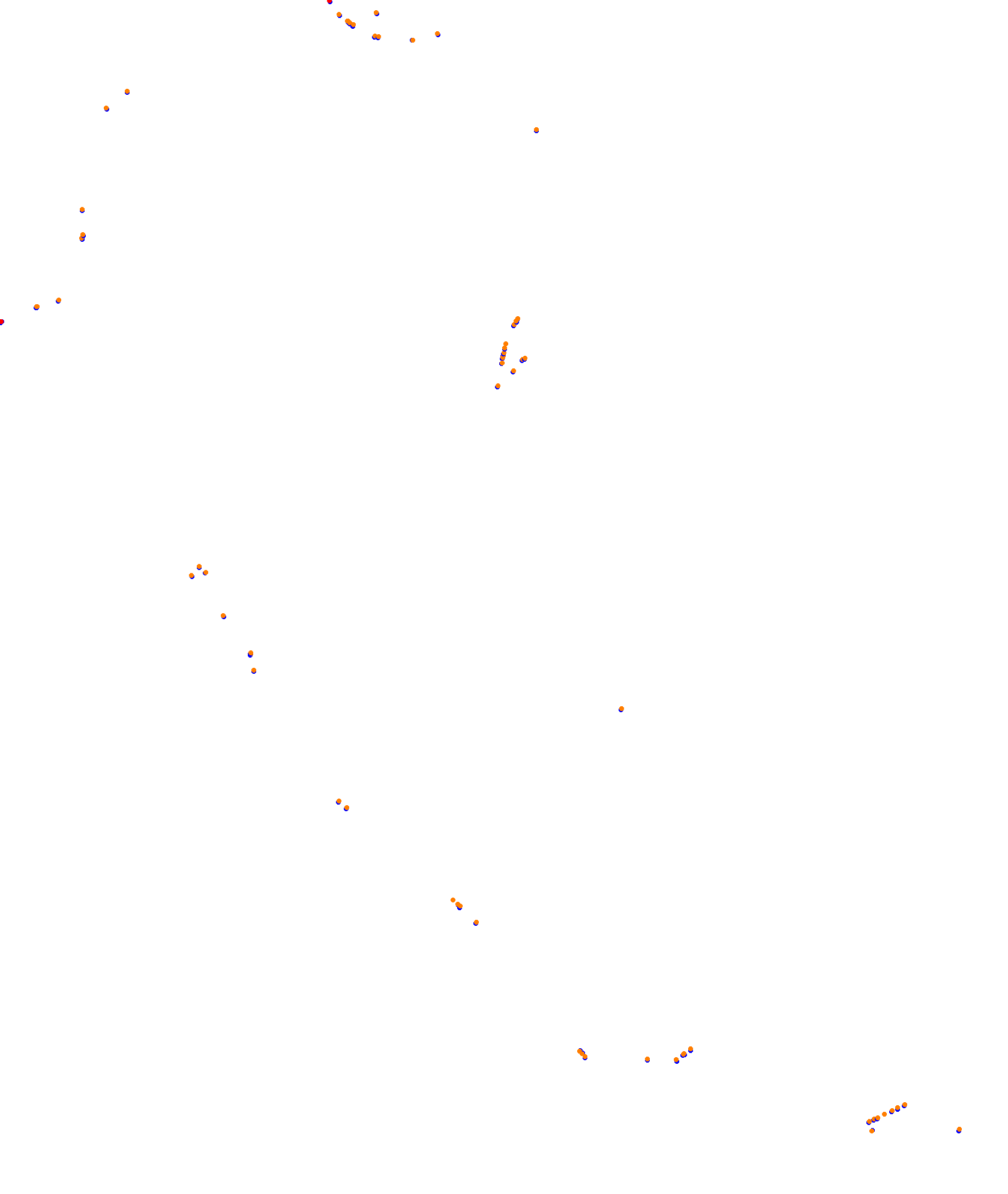 SRV Melbourne Layout GP (3xDRS) collisions