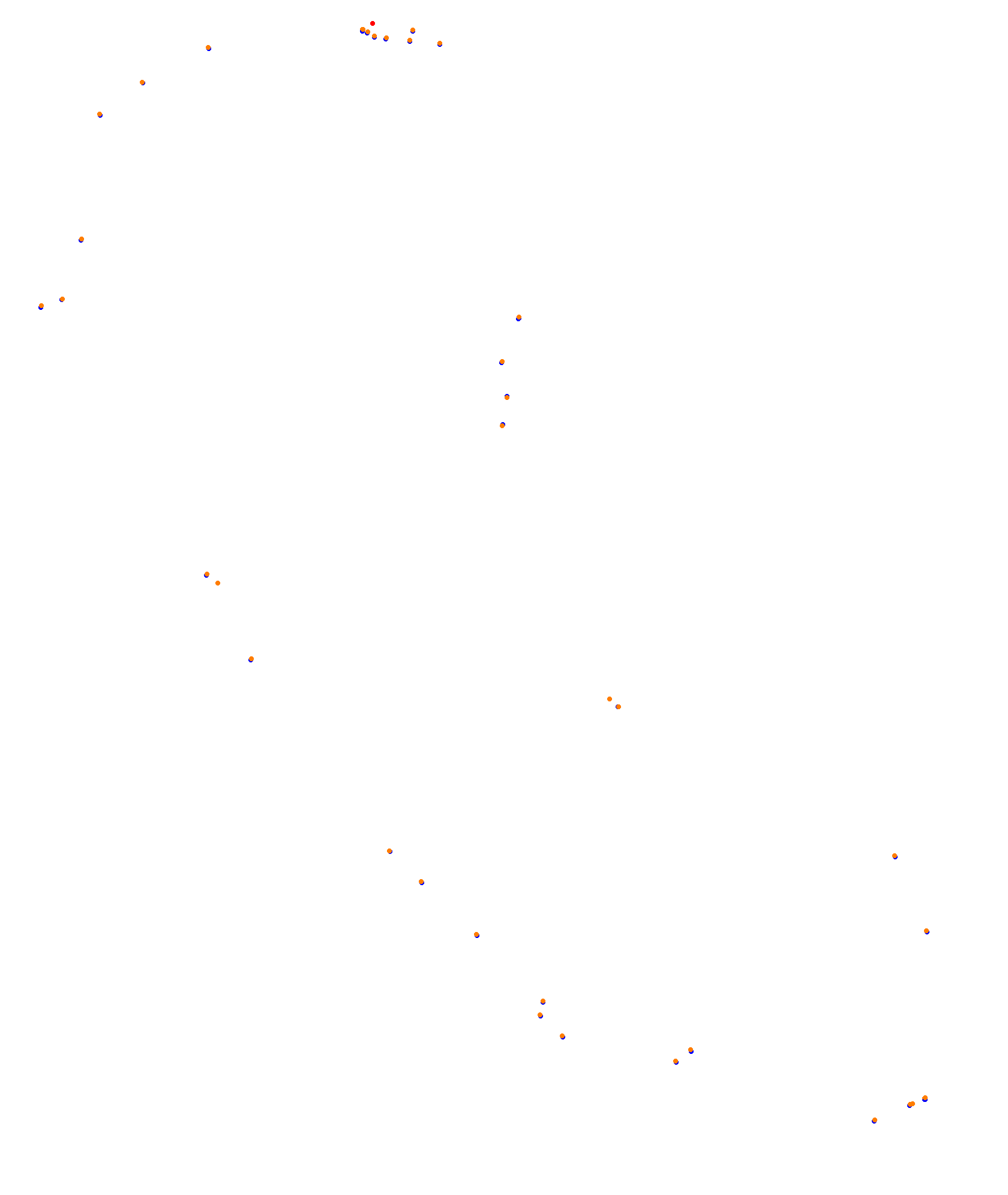 SRV Melbourne Layout GP (3xDRS) collisions