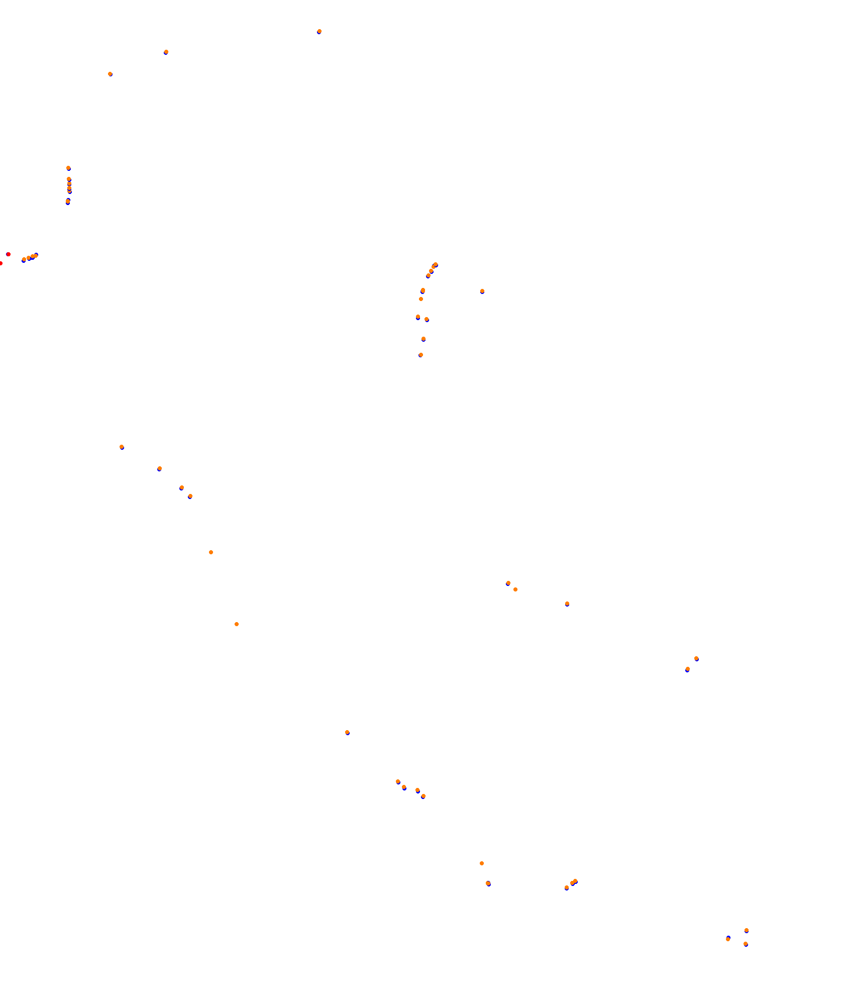 SRV Melbourne Layout GP (3xDRS) collisions