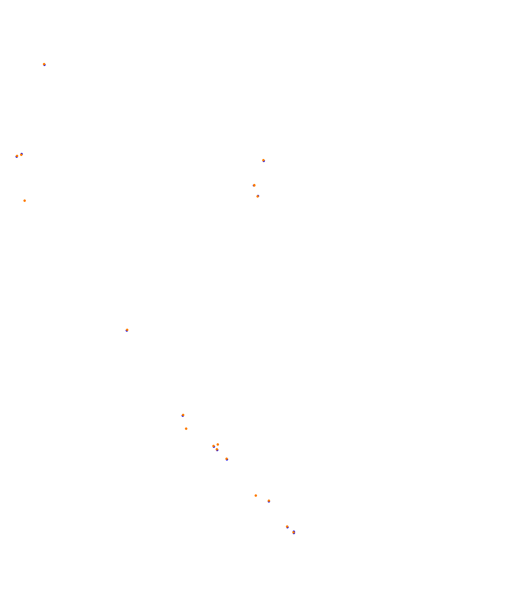 SRV Melbourne Layout GP (3xDRS) collisions