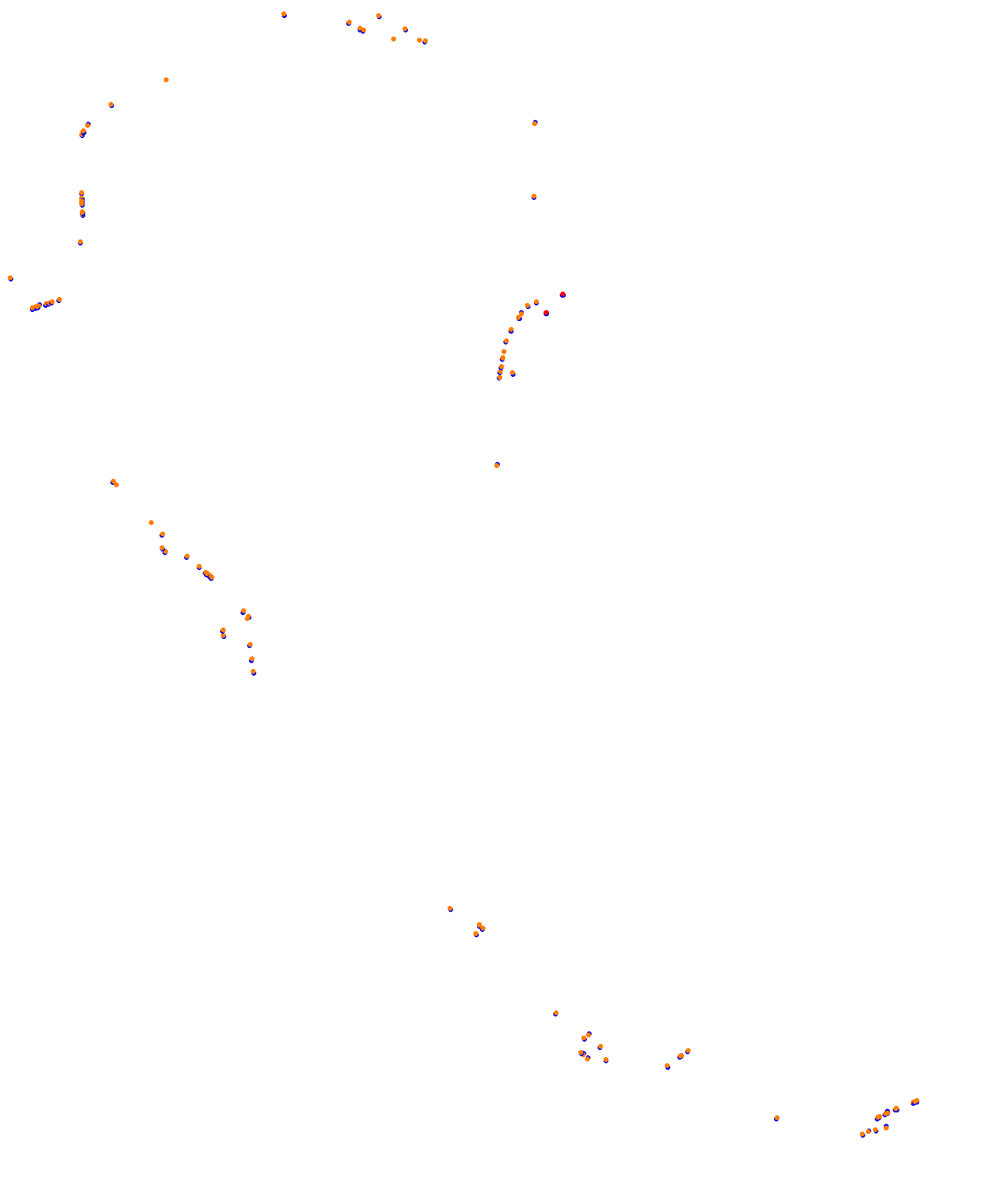 SRV Melbourne Layout GP (3xDRS) collisions