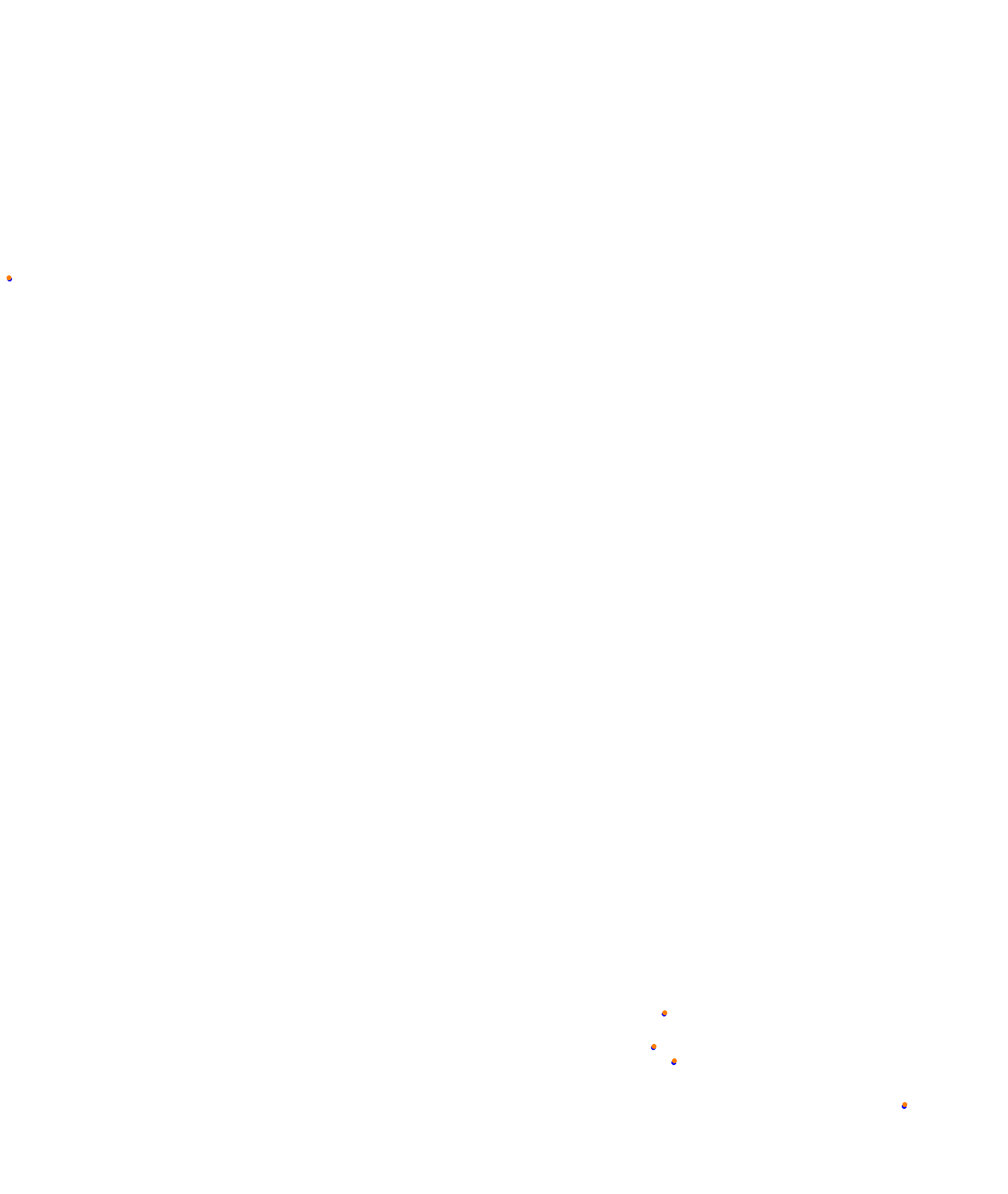 SRV Melbourne Layout GP (3xDRS) collisions