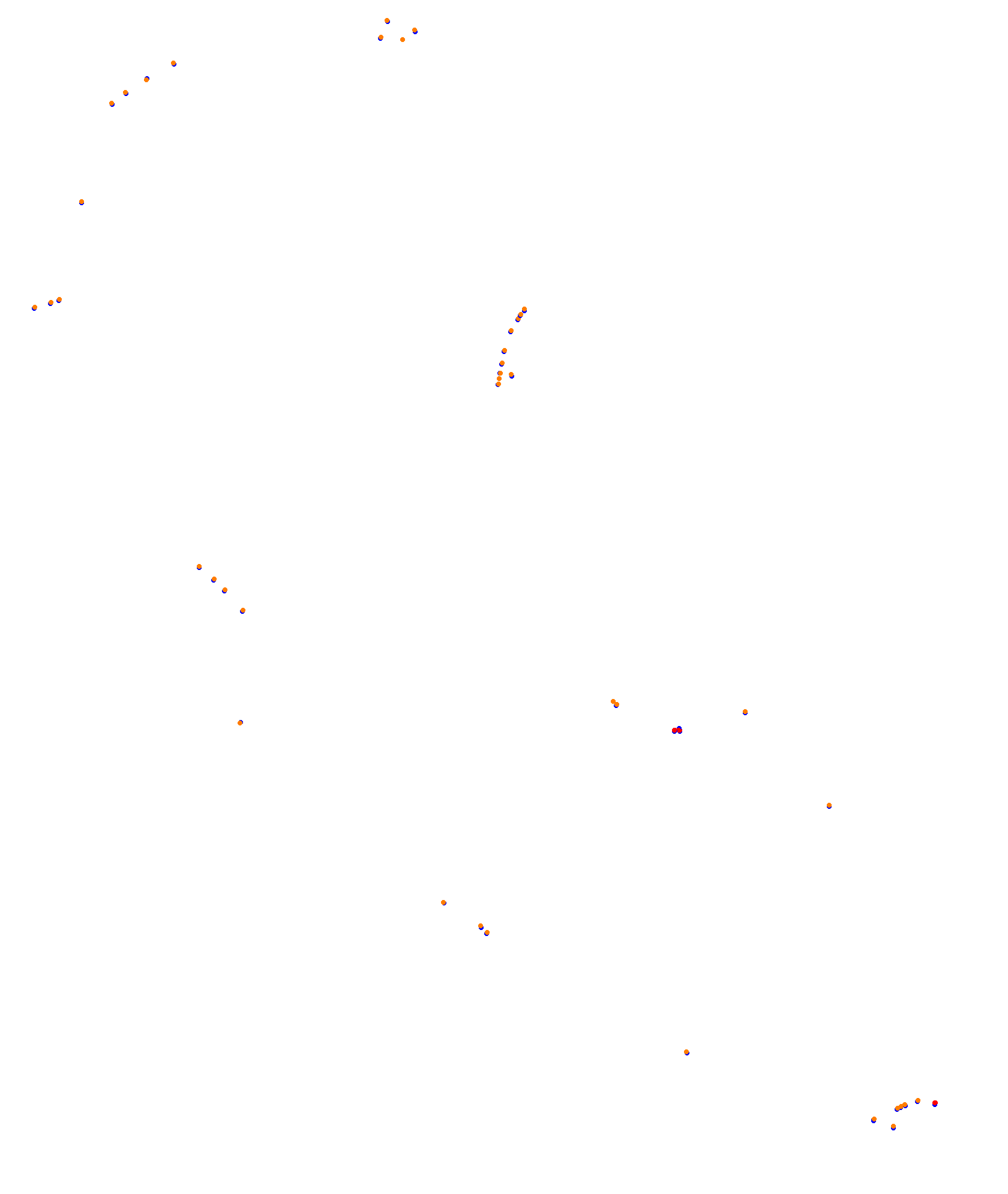 SRV Melbourne Layout GP (3xDRS) collisions