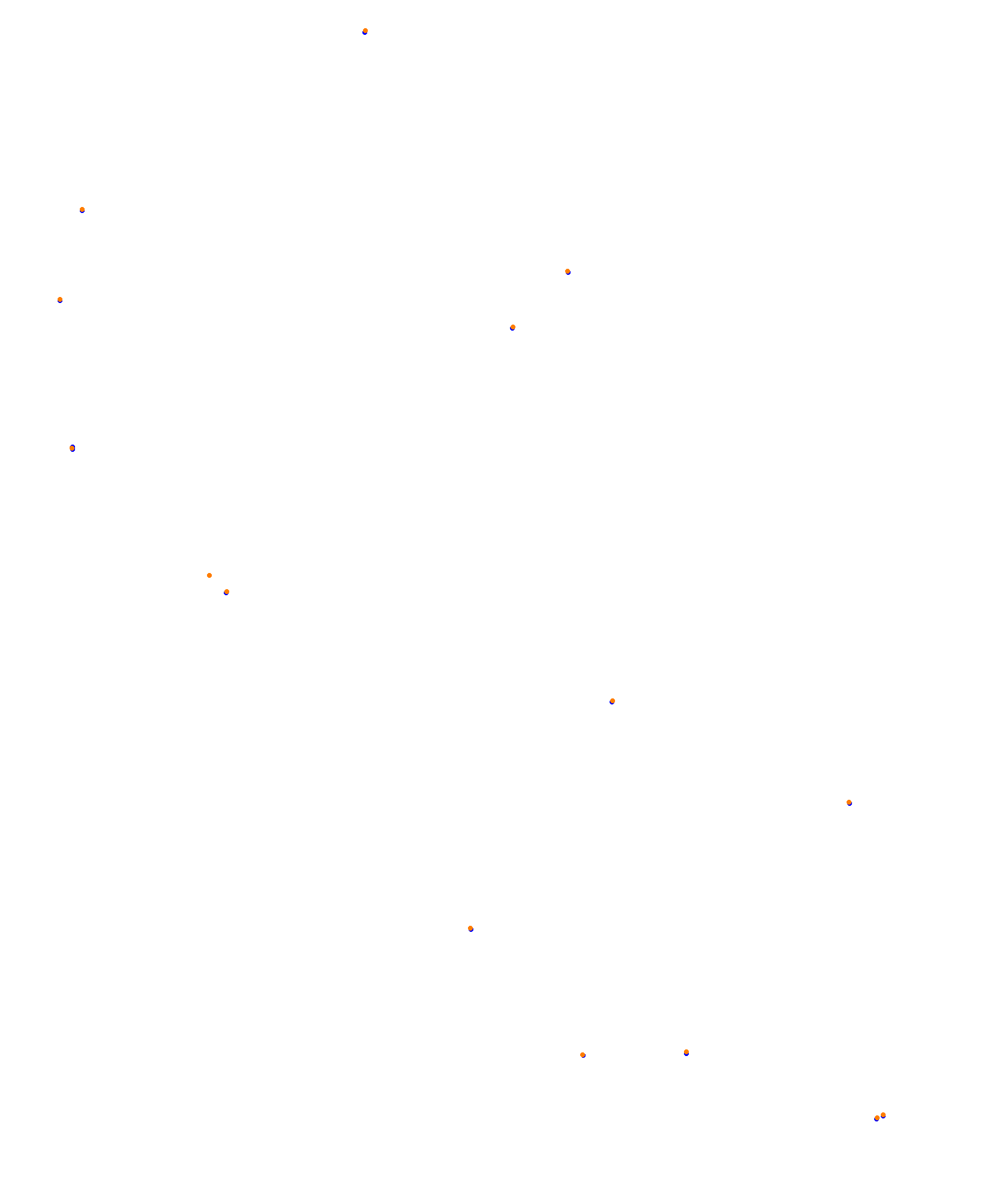 SRV Melbourne Layout GP (3xDRS) collisions