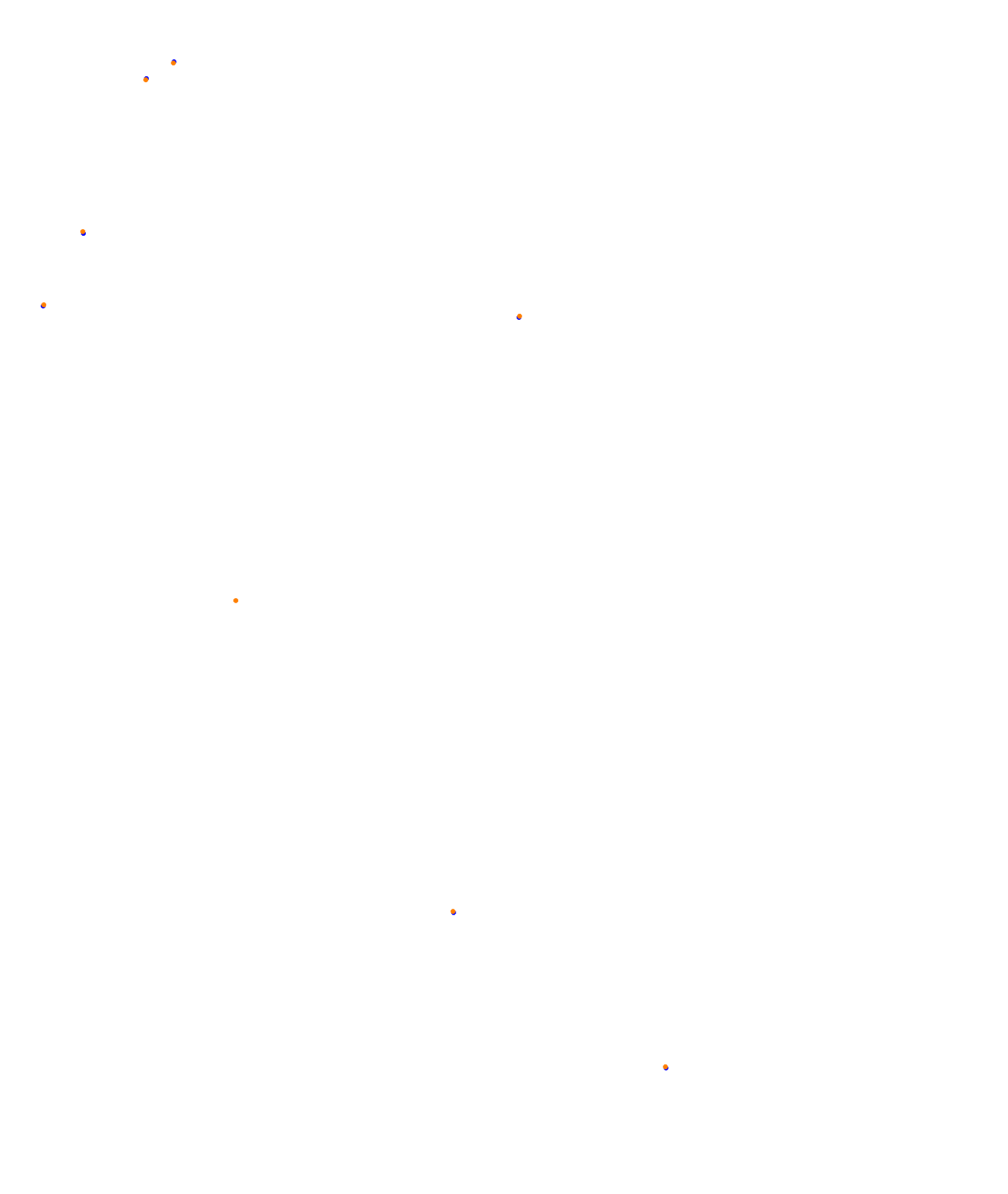 SRV Melbourne Layout GP (3xDRS) collisions