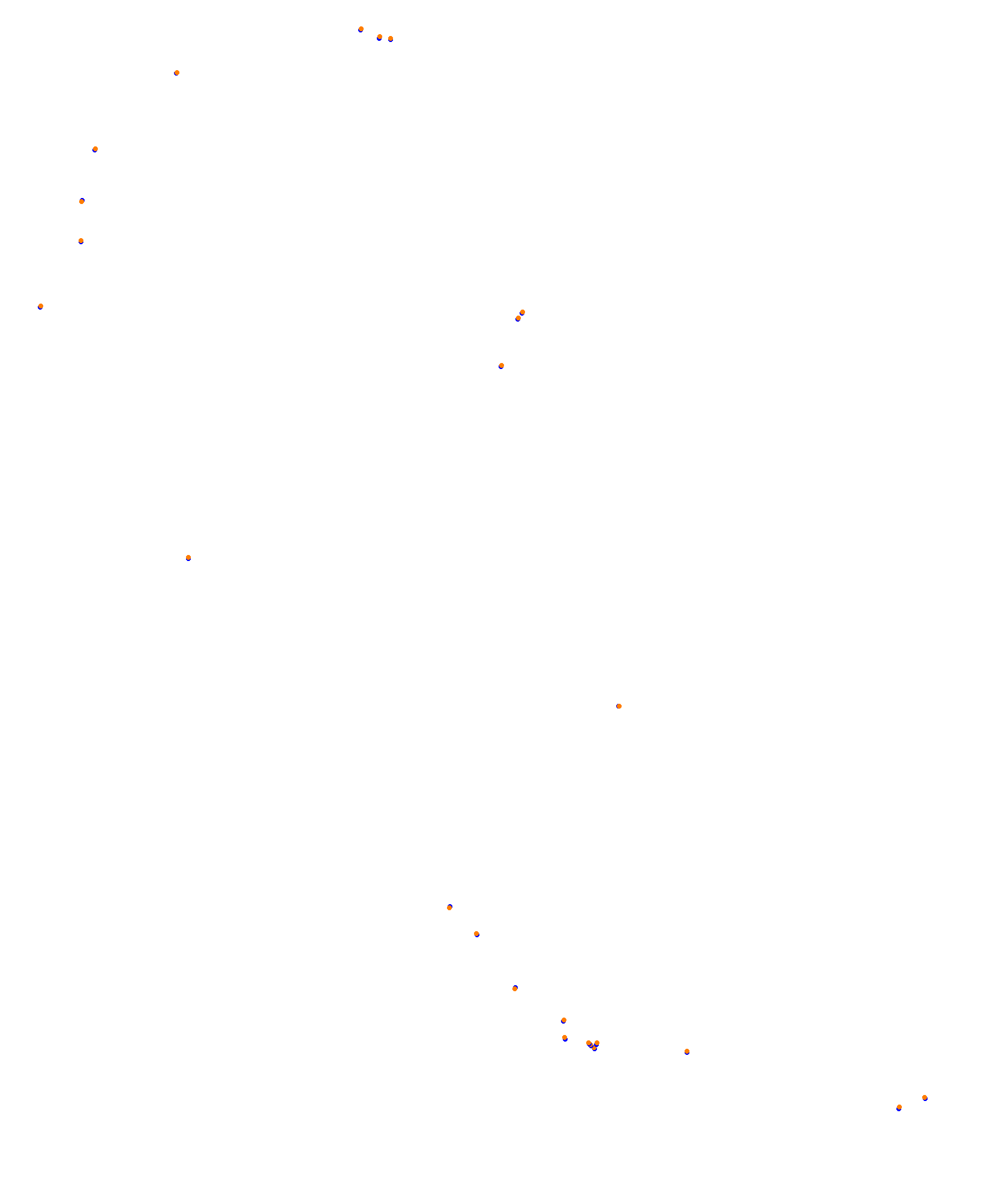 SRV Melbourne Layout GP (3xDRS) collisions