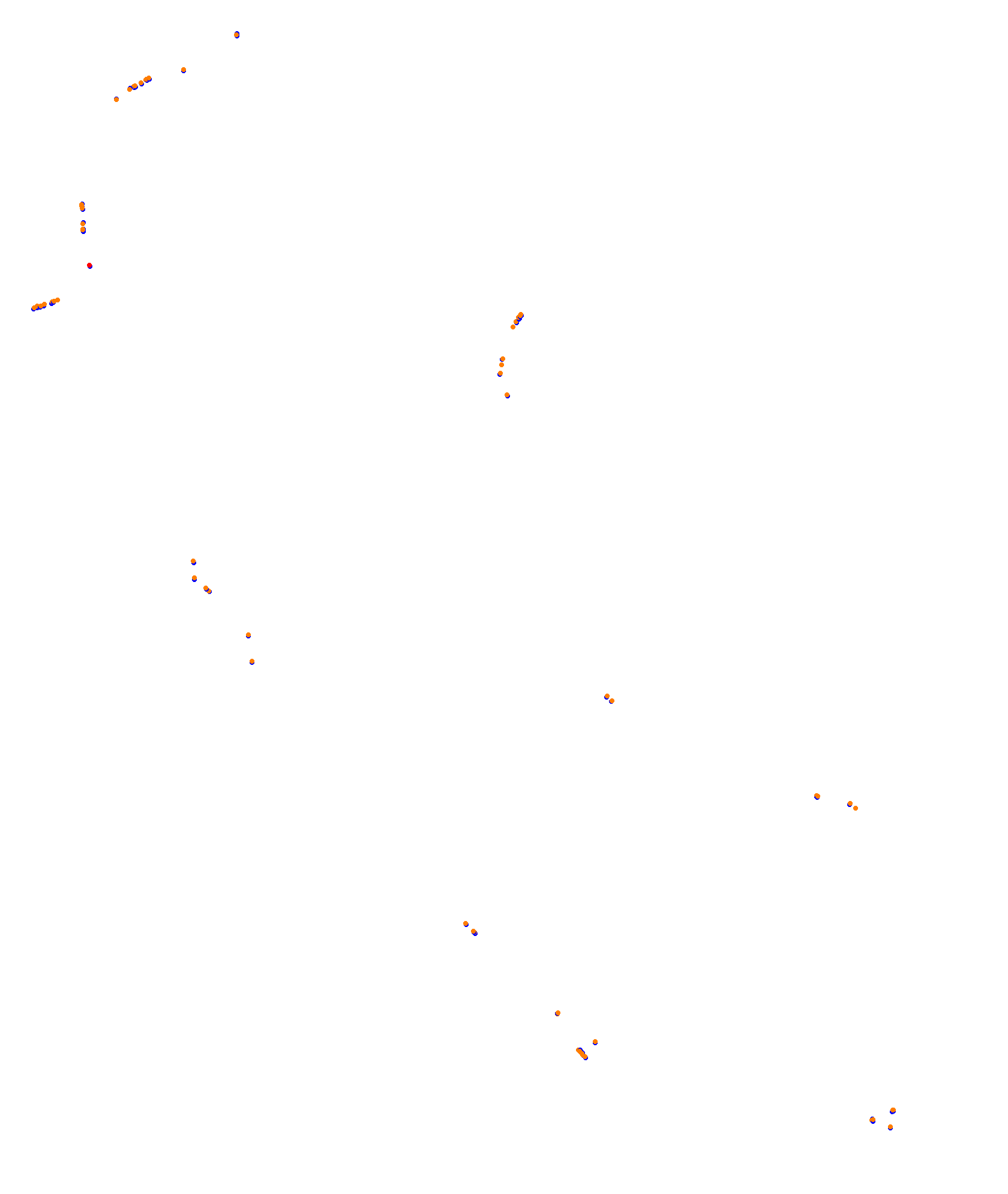 SRV Melbourne Layout GP (3xDRS) collisions