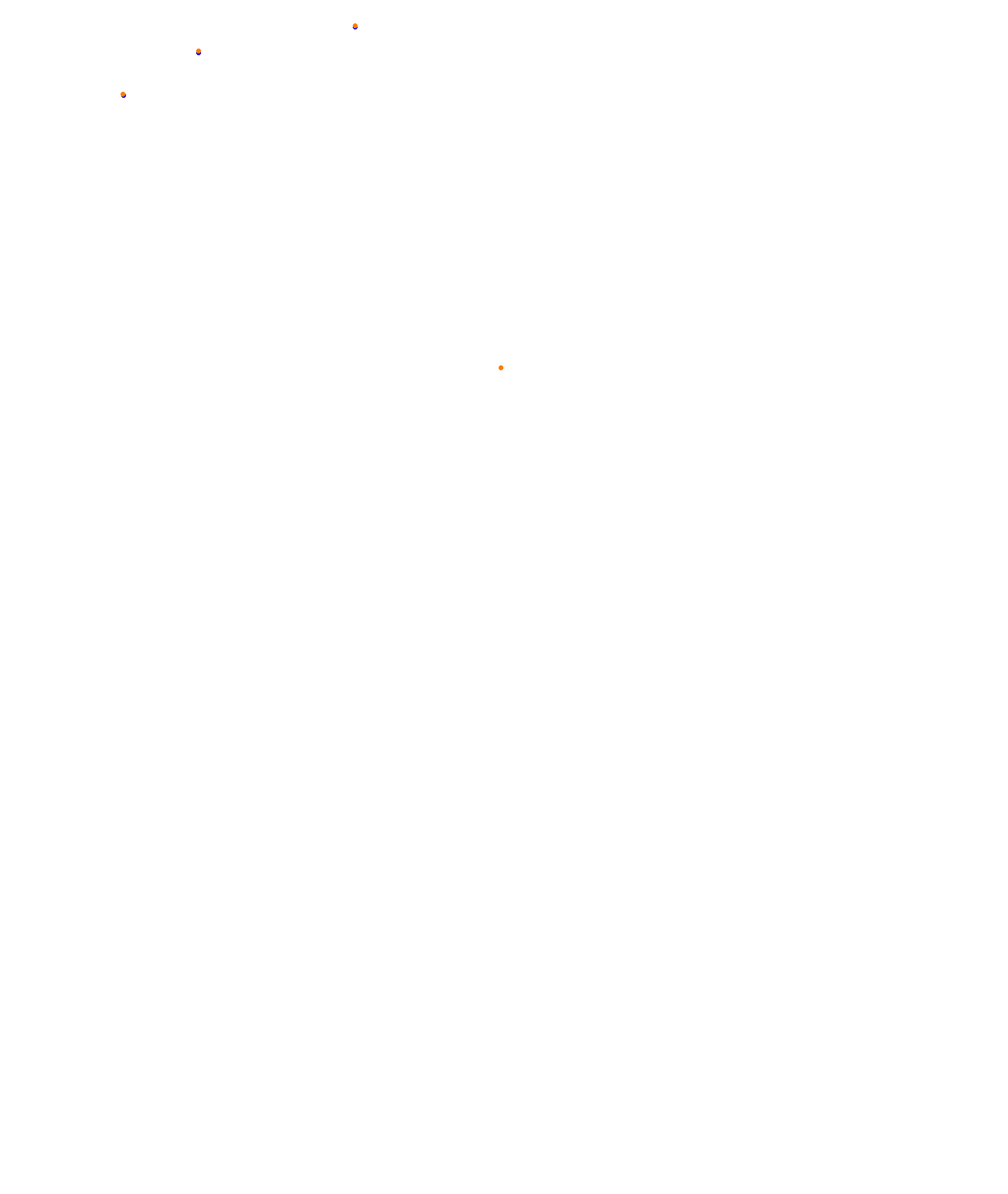 SRV Melbourne Layout GP (3xDRS) collisions