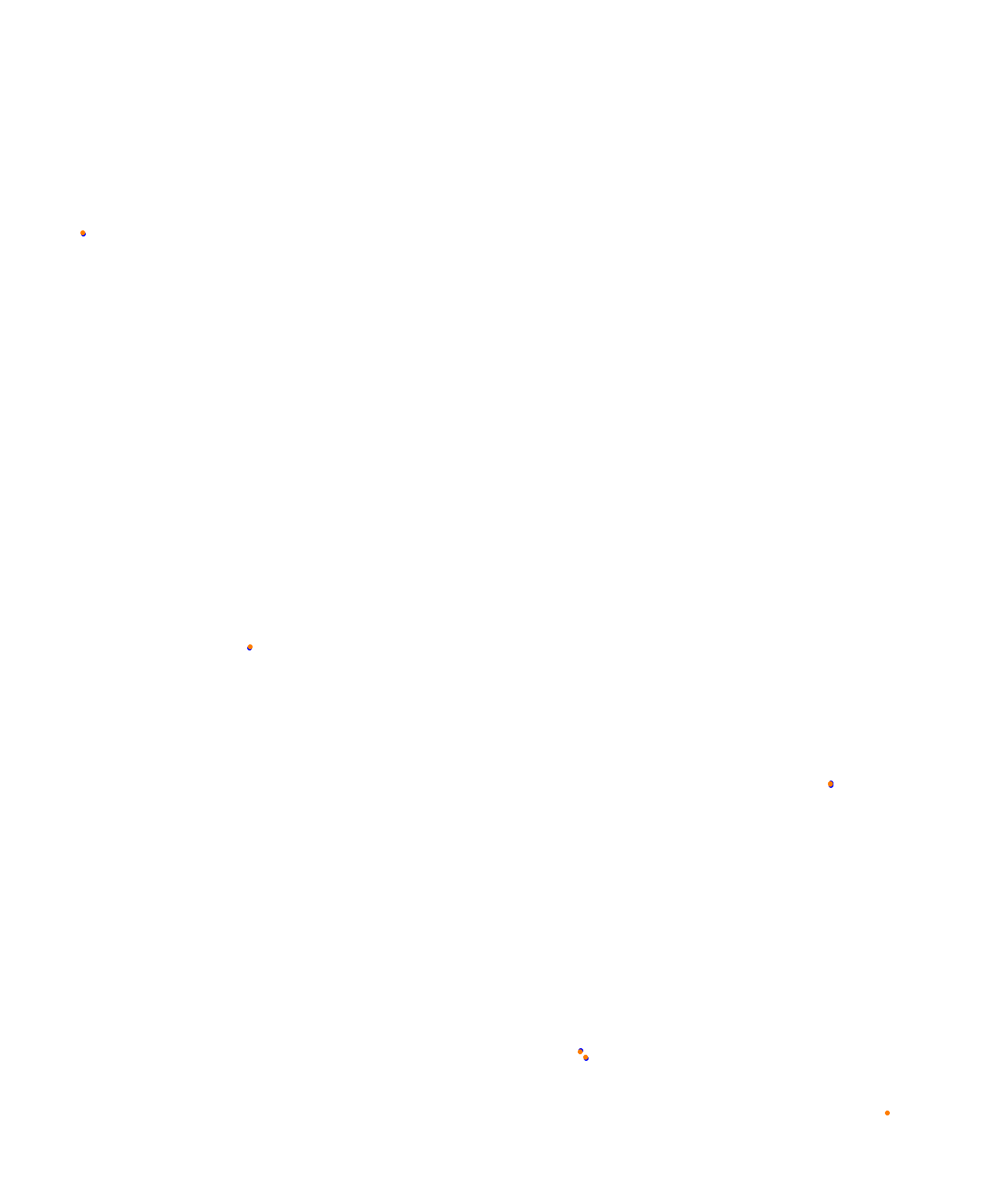 SRV Melbourne Layout GP (3xDRS) collisions