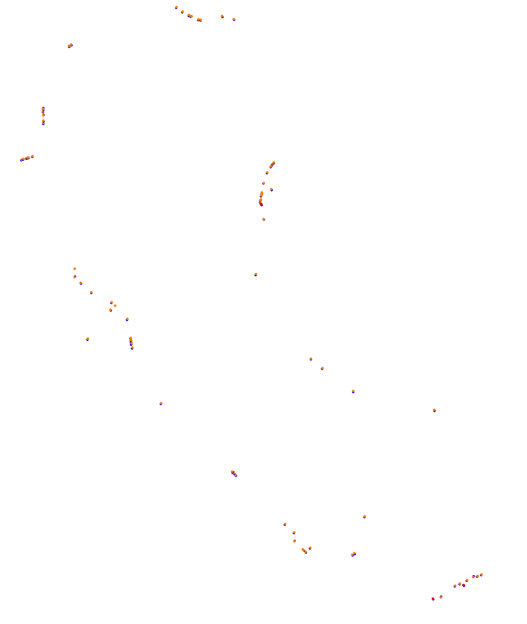 SRV Melbourne Layout GP (3xDRS) collisions