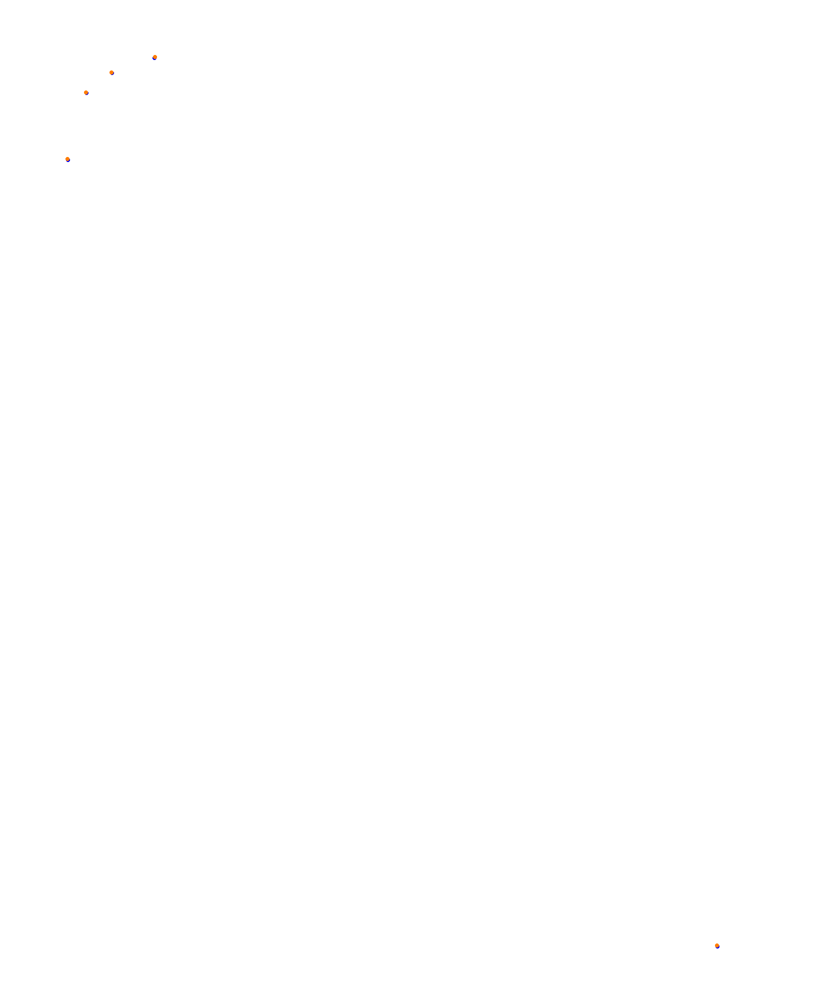 SRV Melbourne Layout GP (3xDRS) collisions