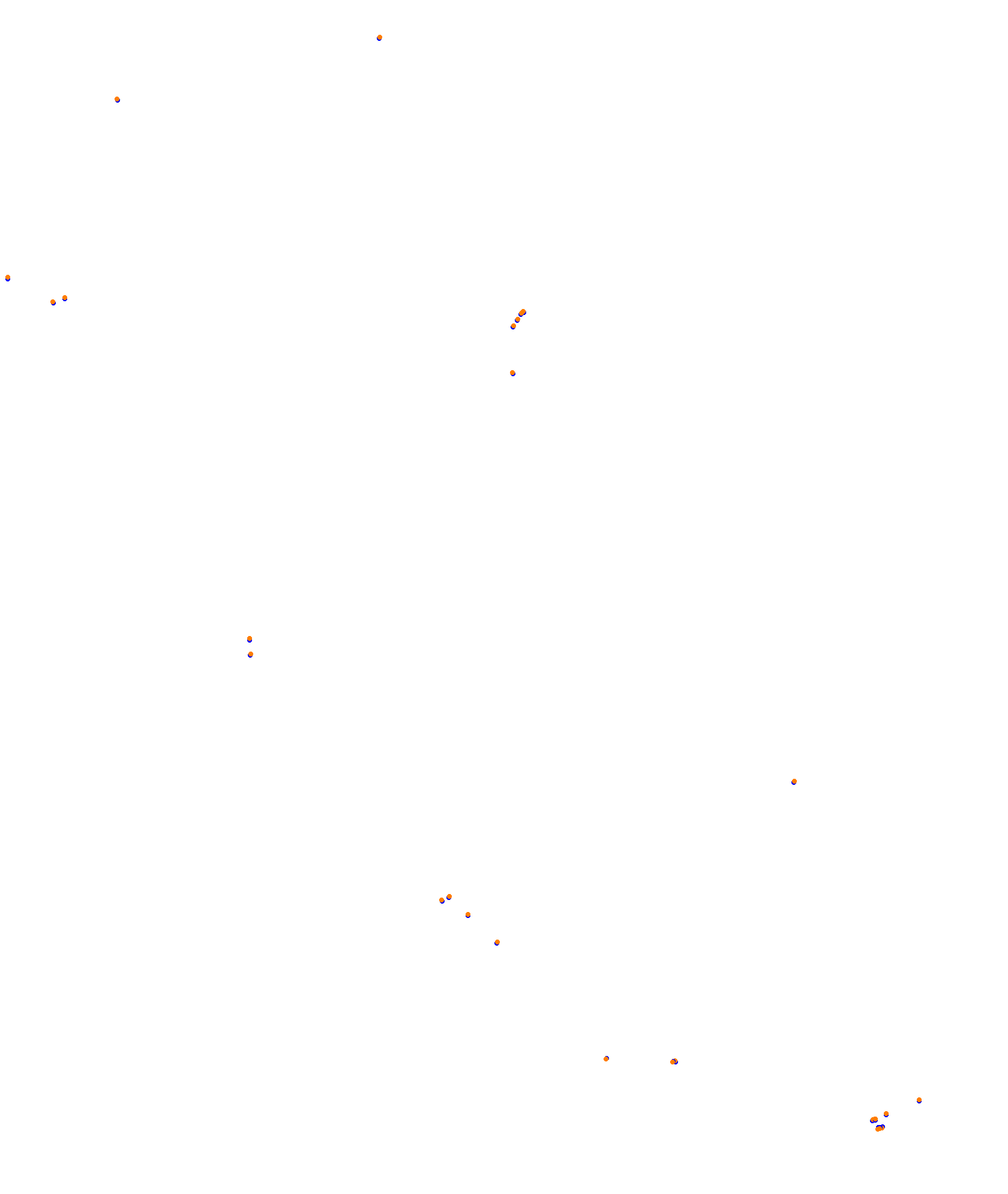 SRV Melbourne Layout GP (3xDRS) collisions