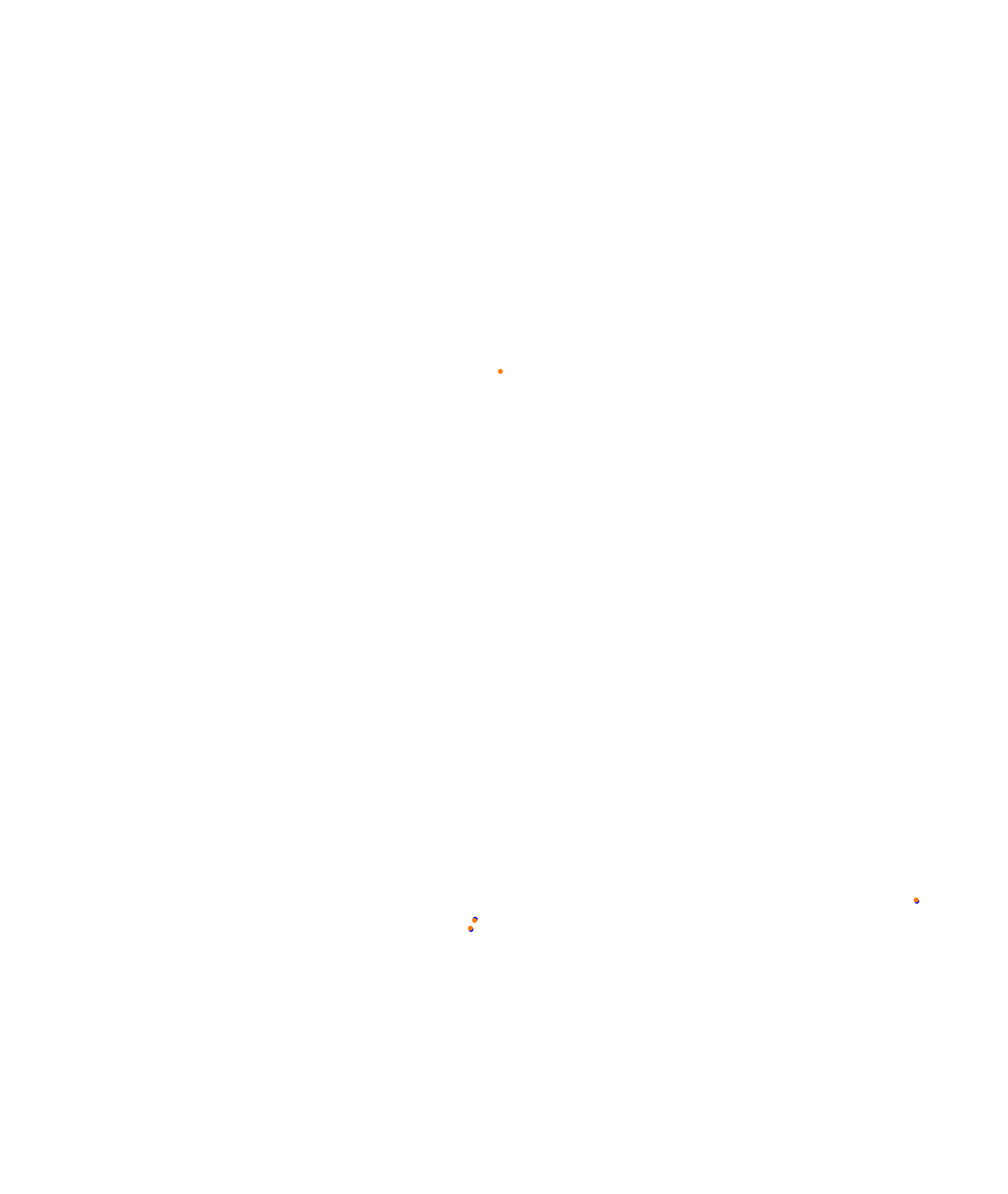 SRV Melbourne Layout GP (3xDRS) collisions