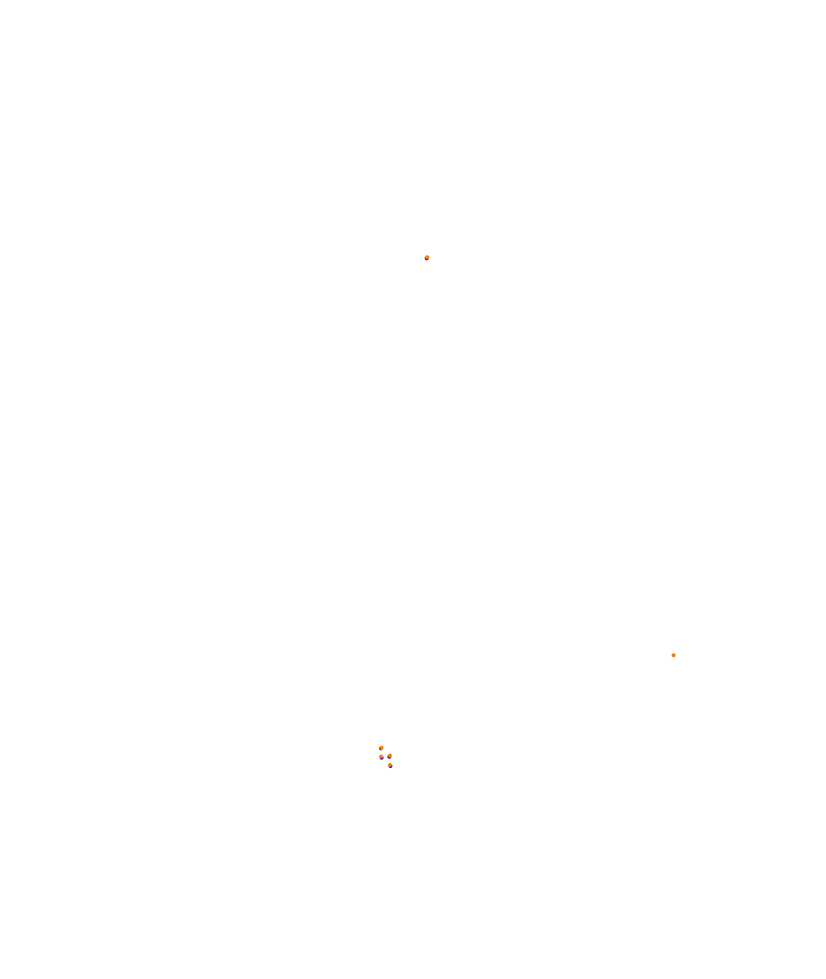 SRV Melbourne Layout GP (3xDRS) collisions