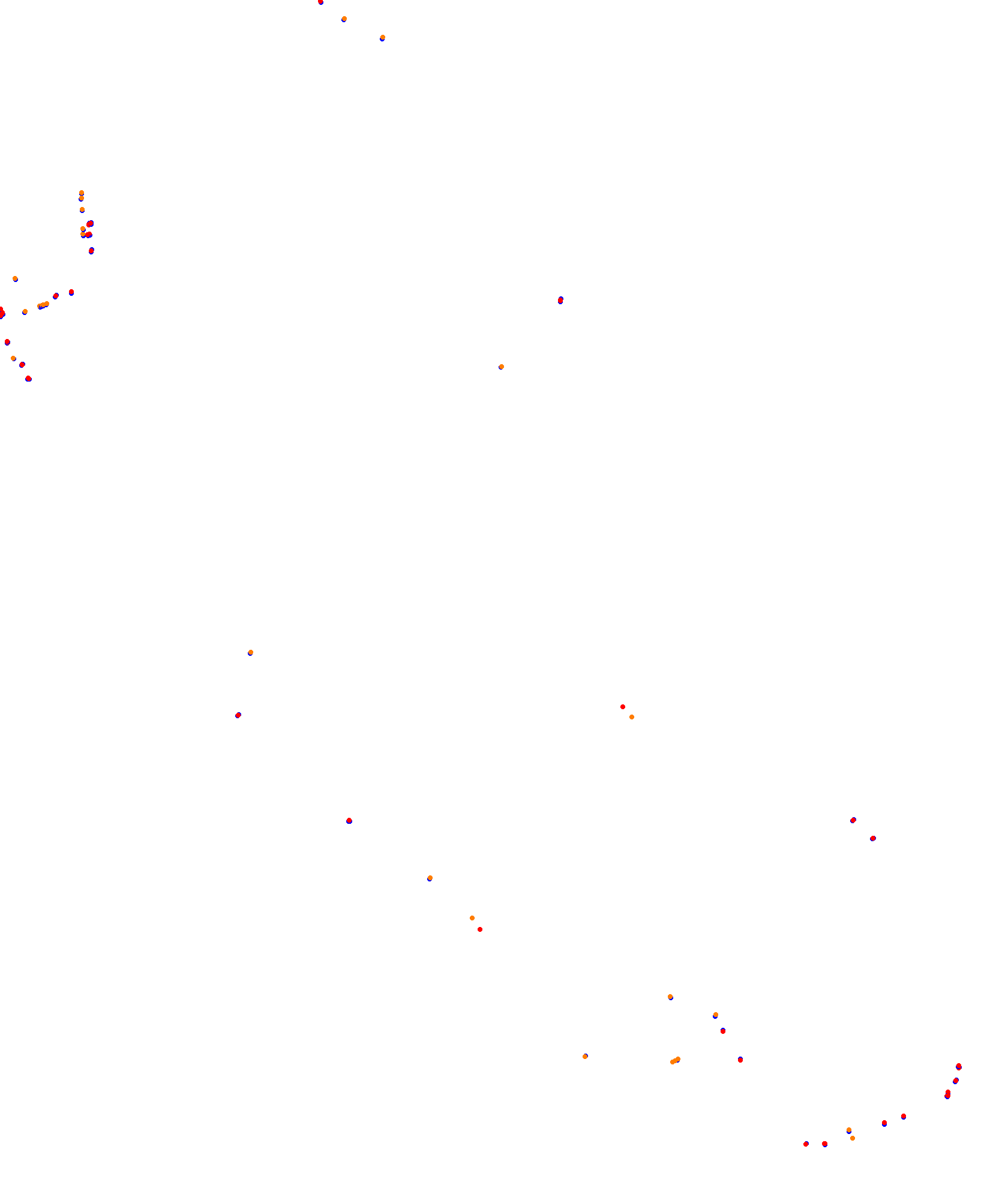 SRV Melbourne Layout GP (3xDRS) collisions