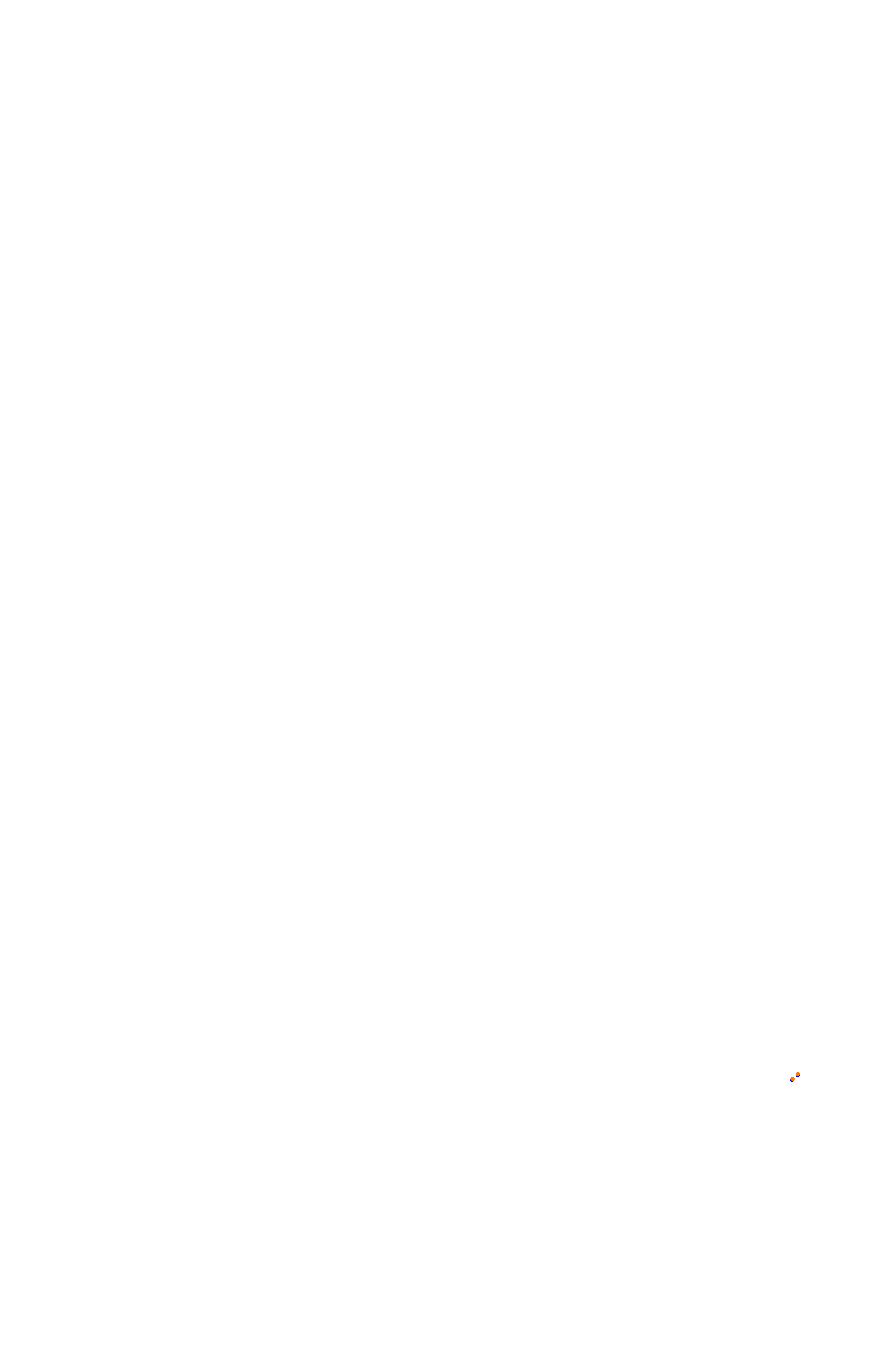 SRV Spa layout GP (3xDRS) collisions