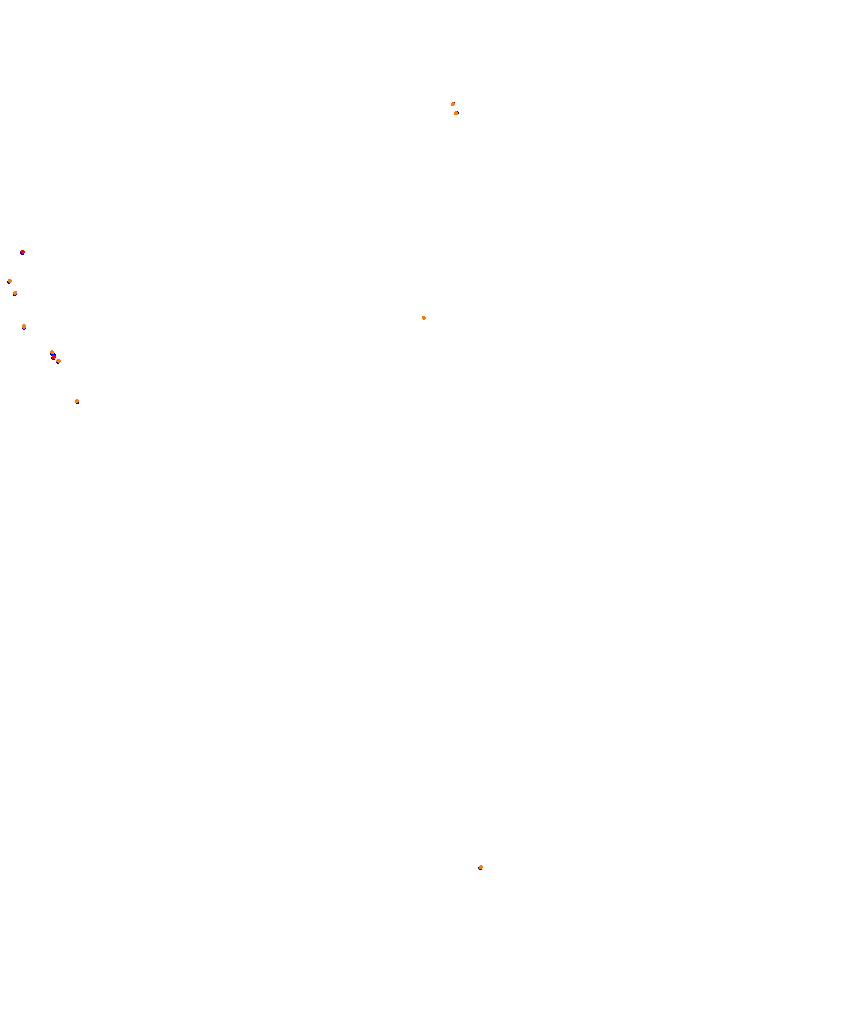 SRV Melbourne Layout GP collisions