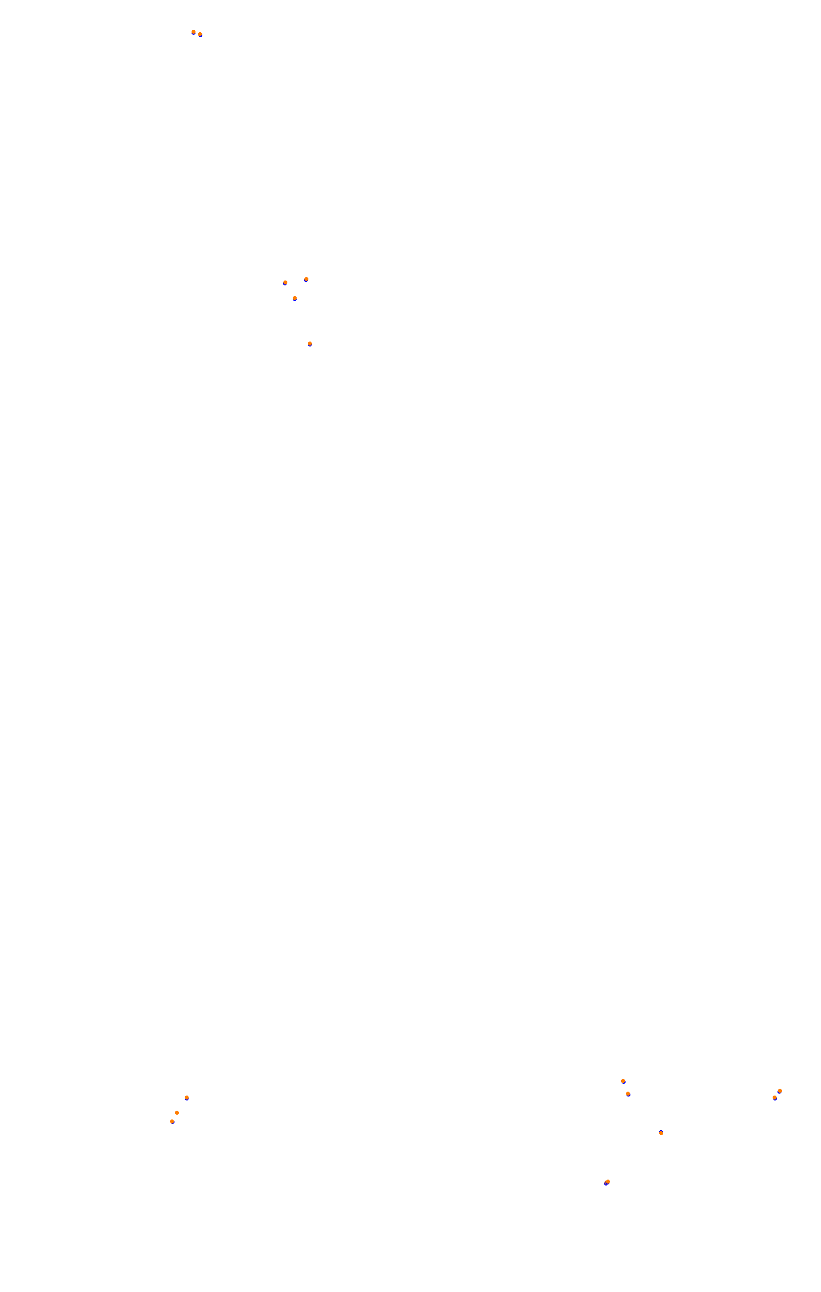 SRV Spa layout GP (3xDRS) collisions