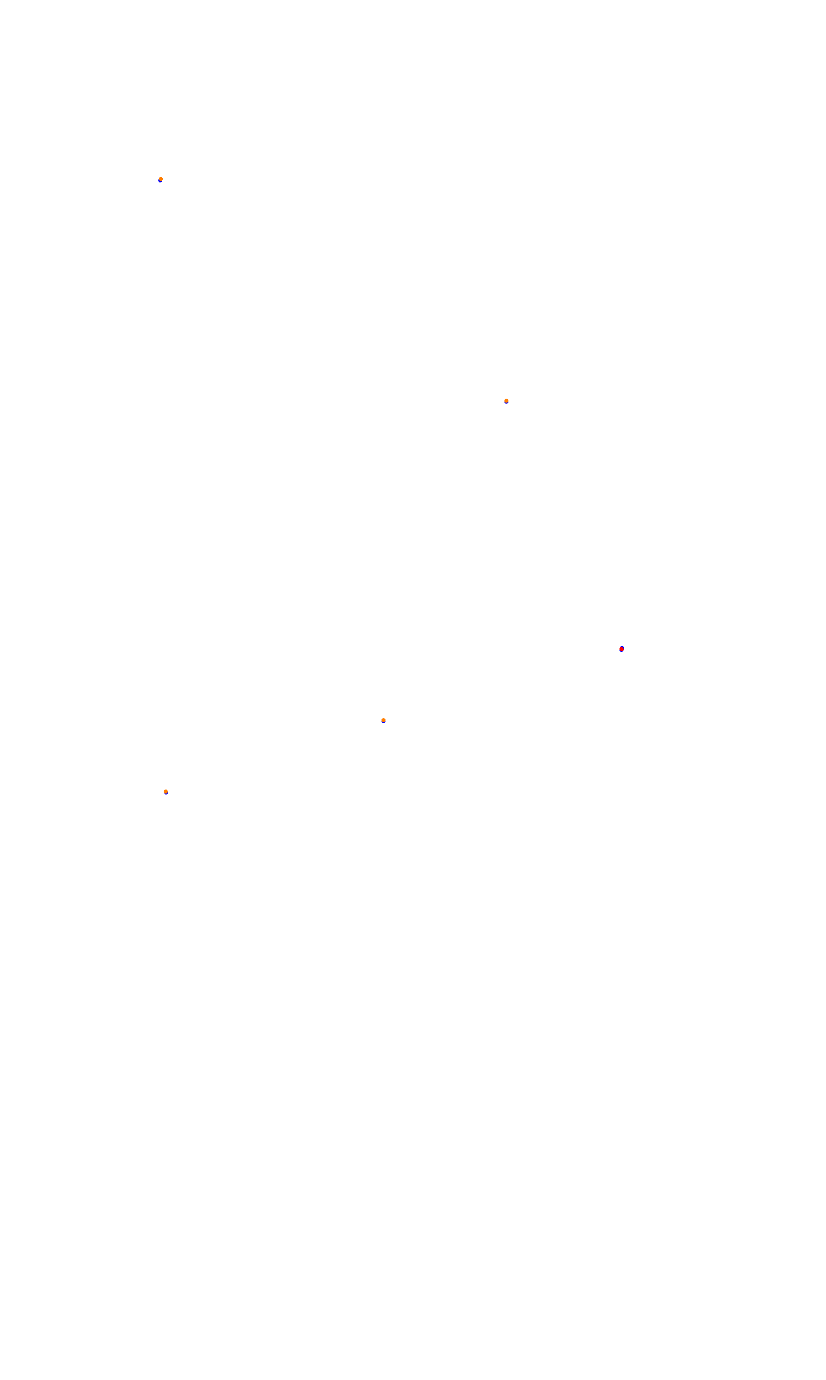 SRV Silverstone - Layout GP (3xDRS) collisions