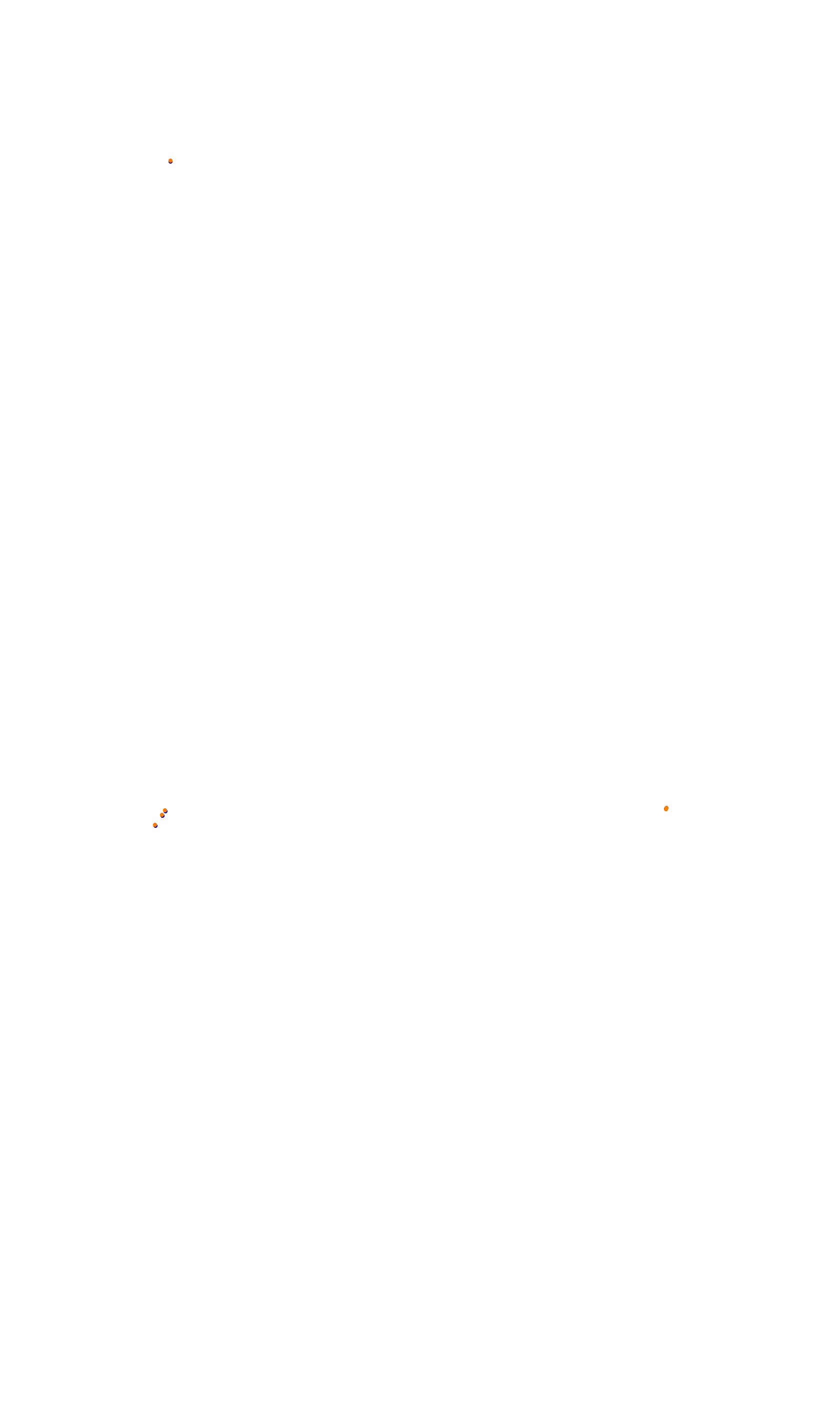 SRV Silverstone - Layout GP (3xDRS) collisions