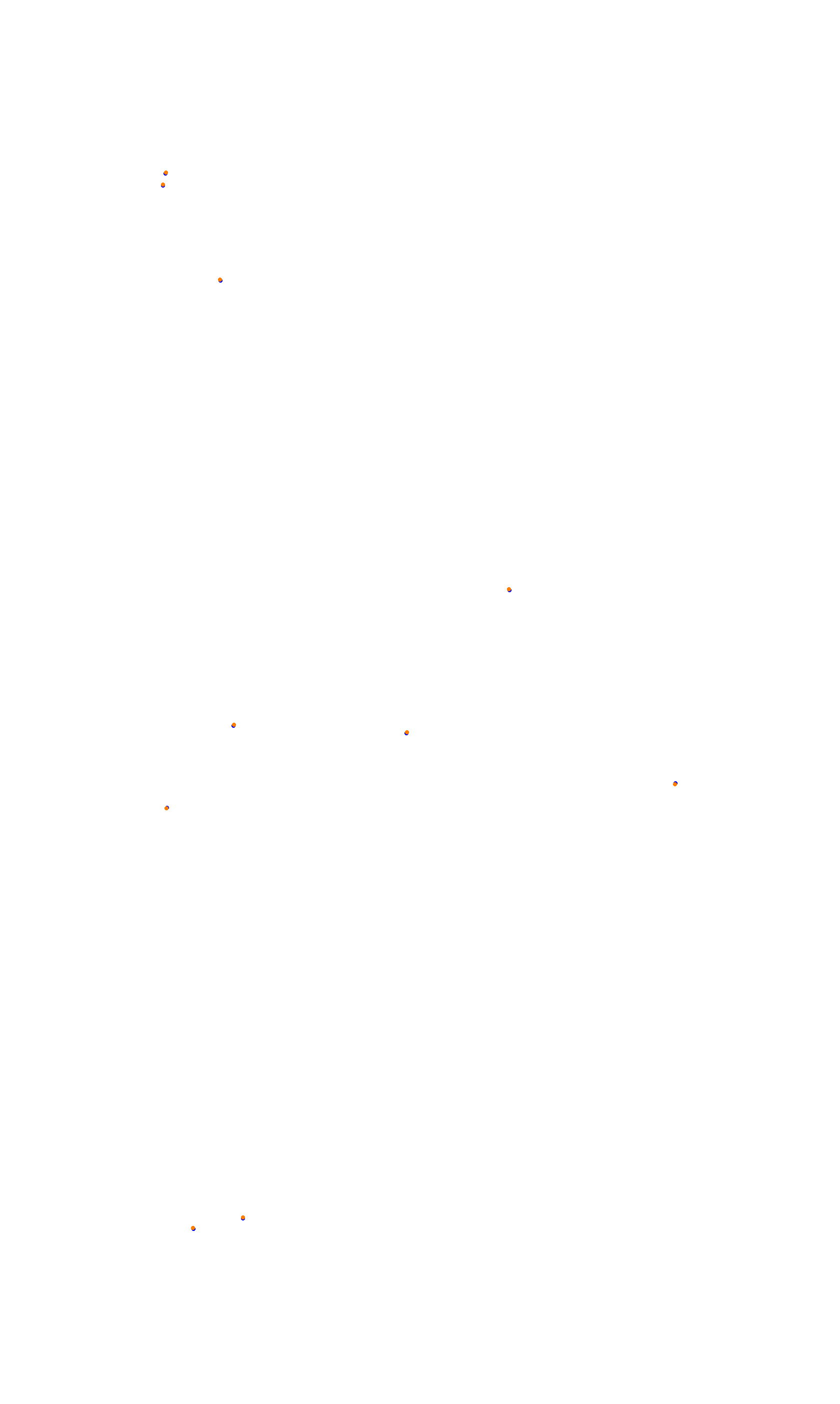 SRV Silverstone - Layout GP (3xDRS) collisions