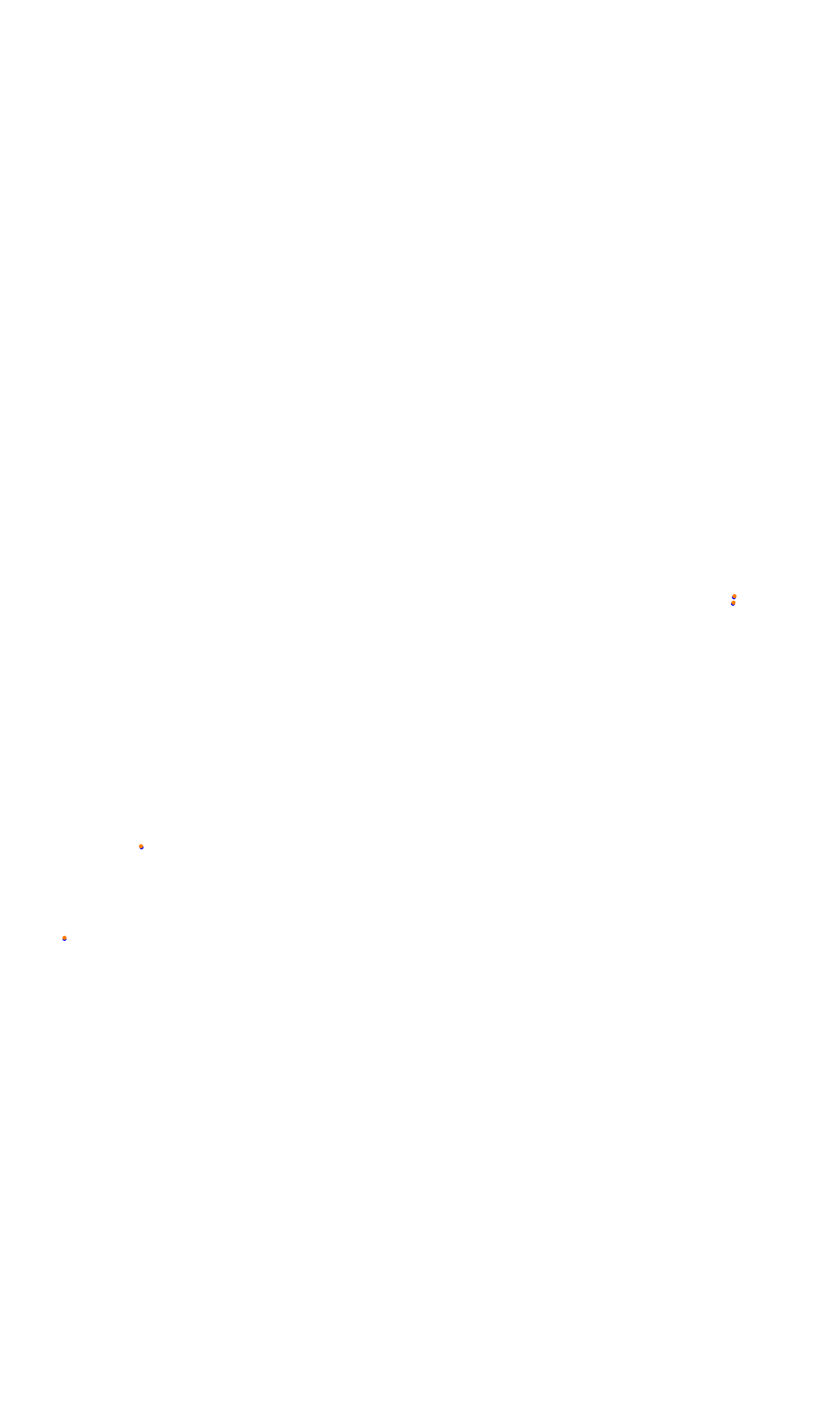 SRV Silverstone - Layout GP (3xDRS) collisions