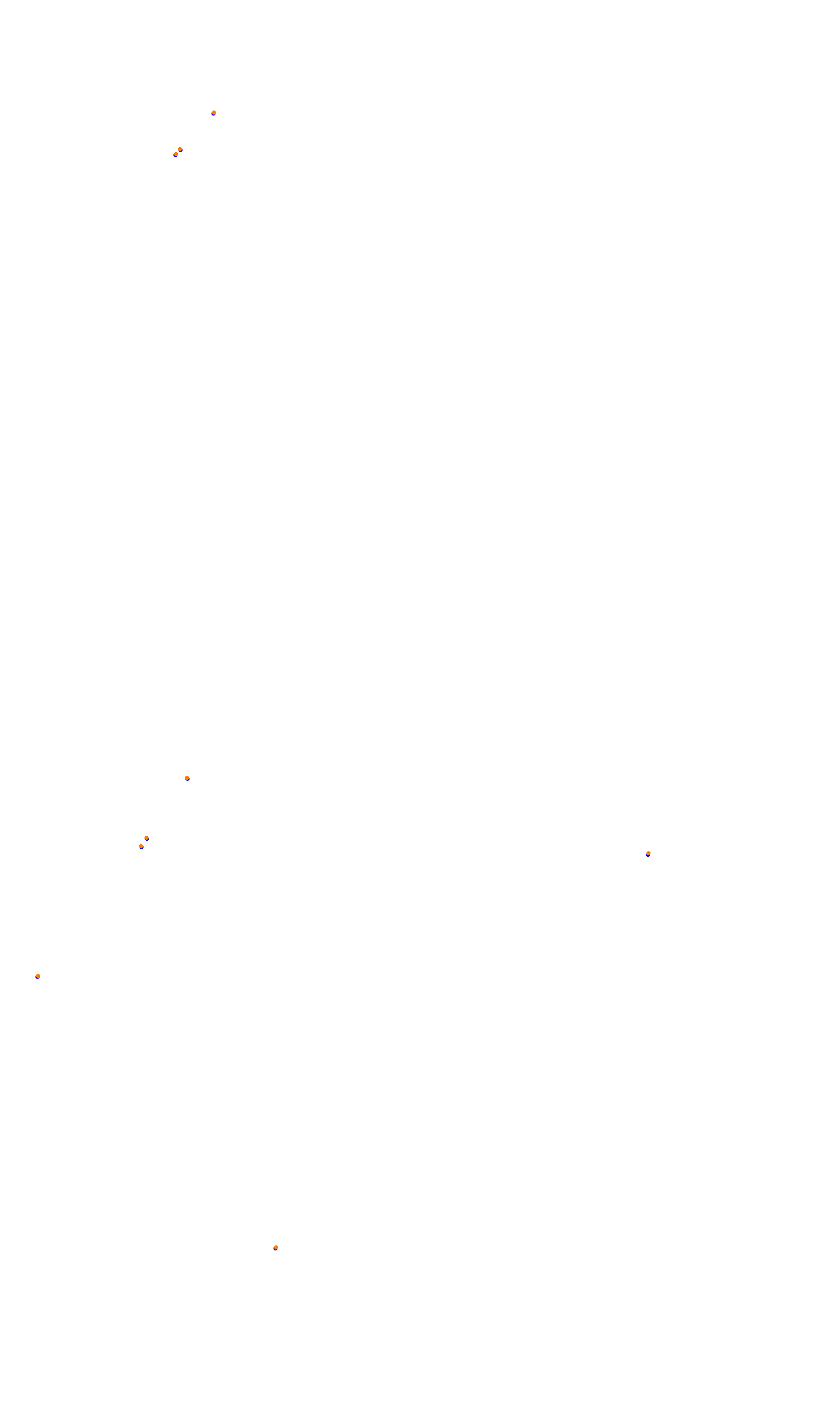 SRV Silverstone - Layout GP (3xDRS) collisions