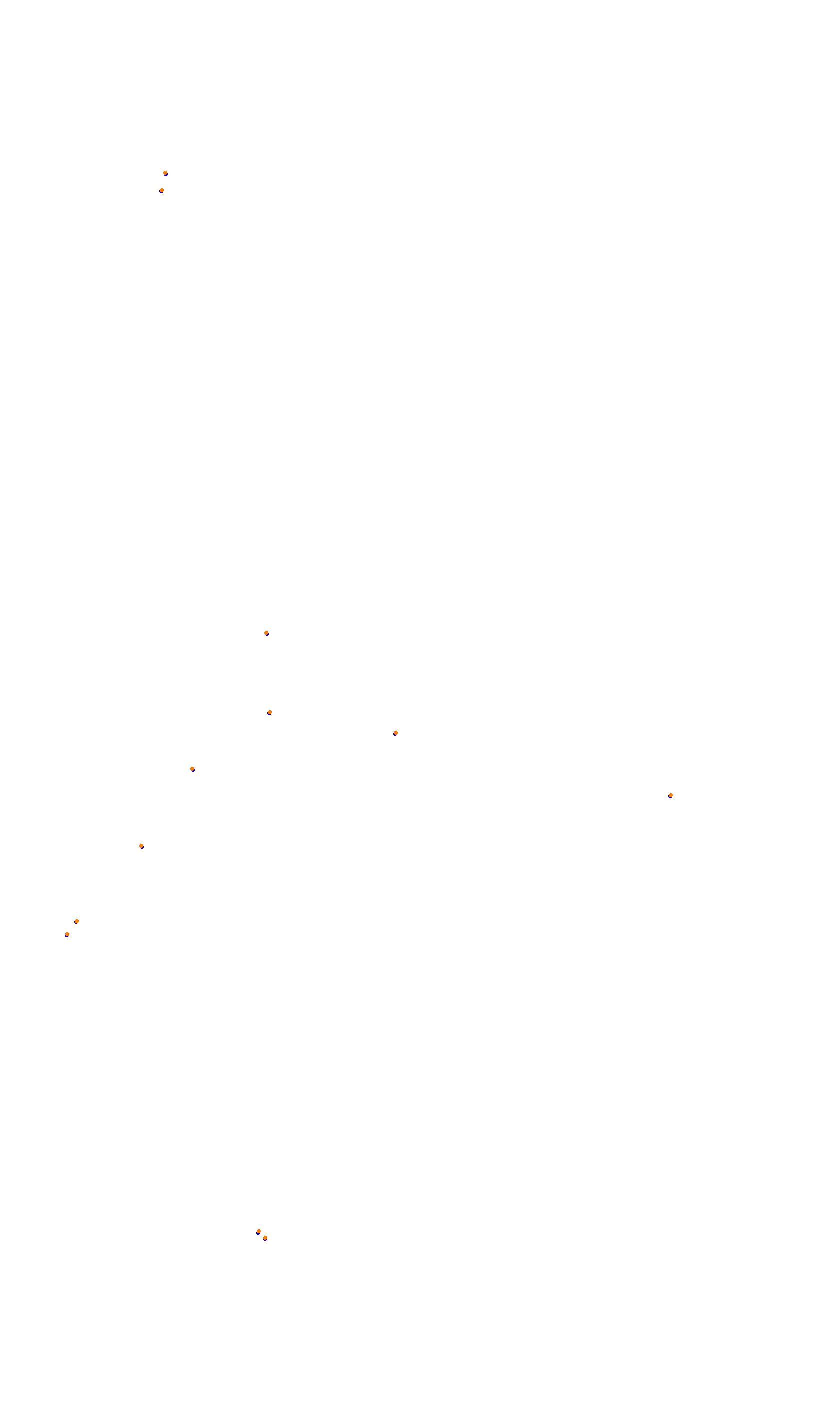 SRV Silverstone - Layout GP (3xDRS) collisions