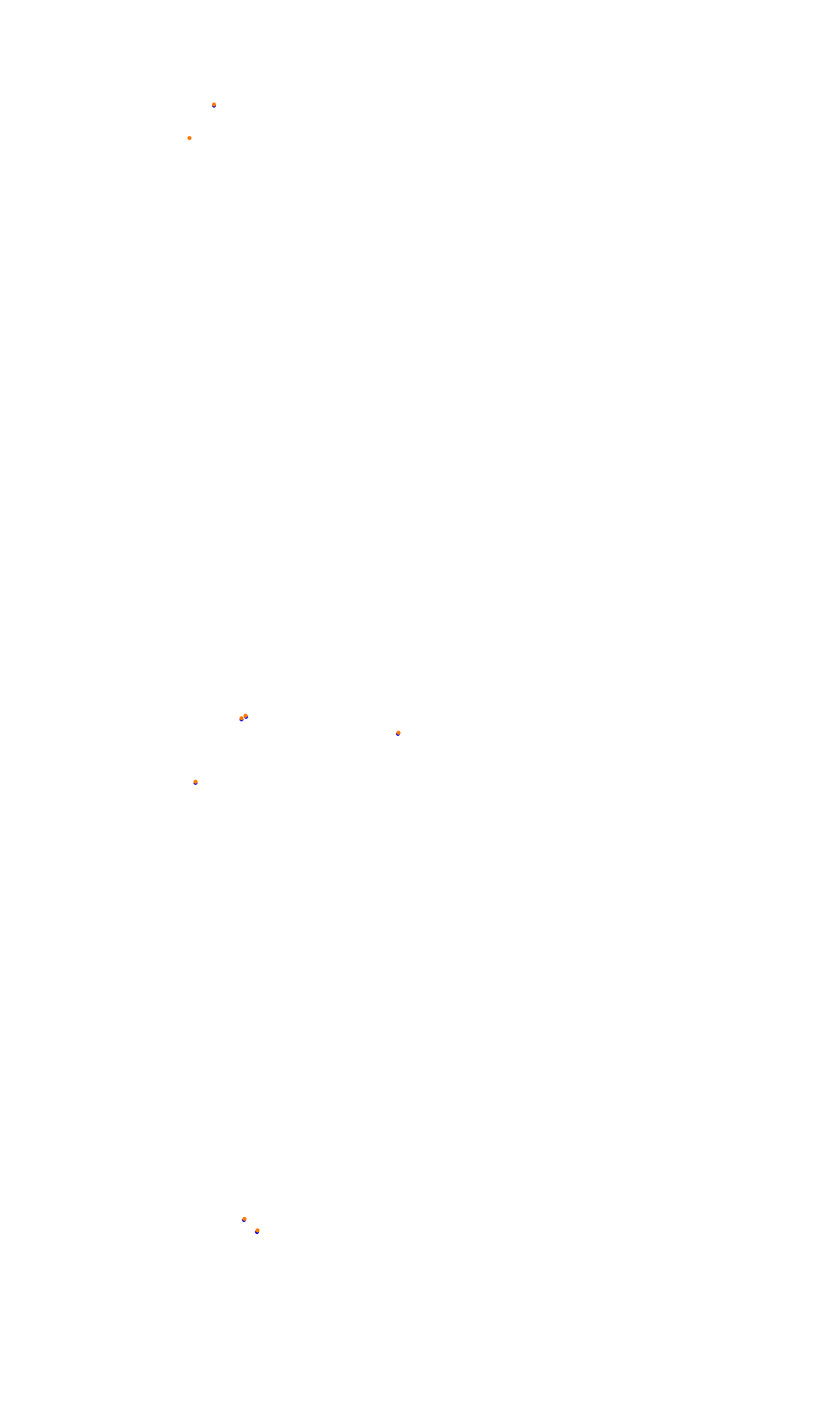 SRV Silverstone - Layout GP (3xDRS) collisions