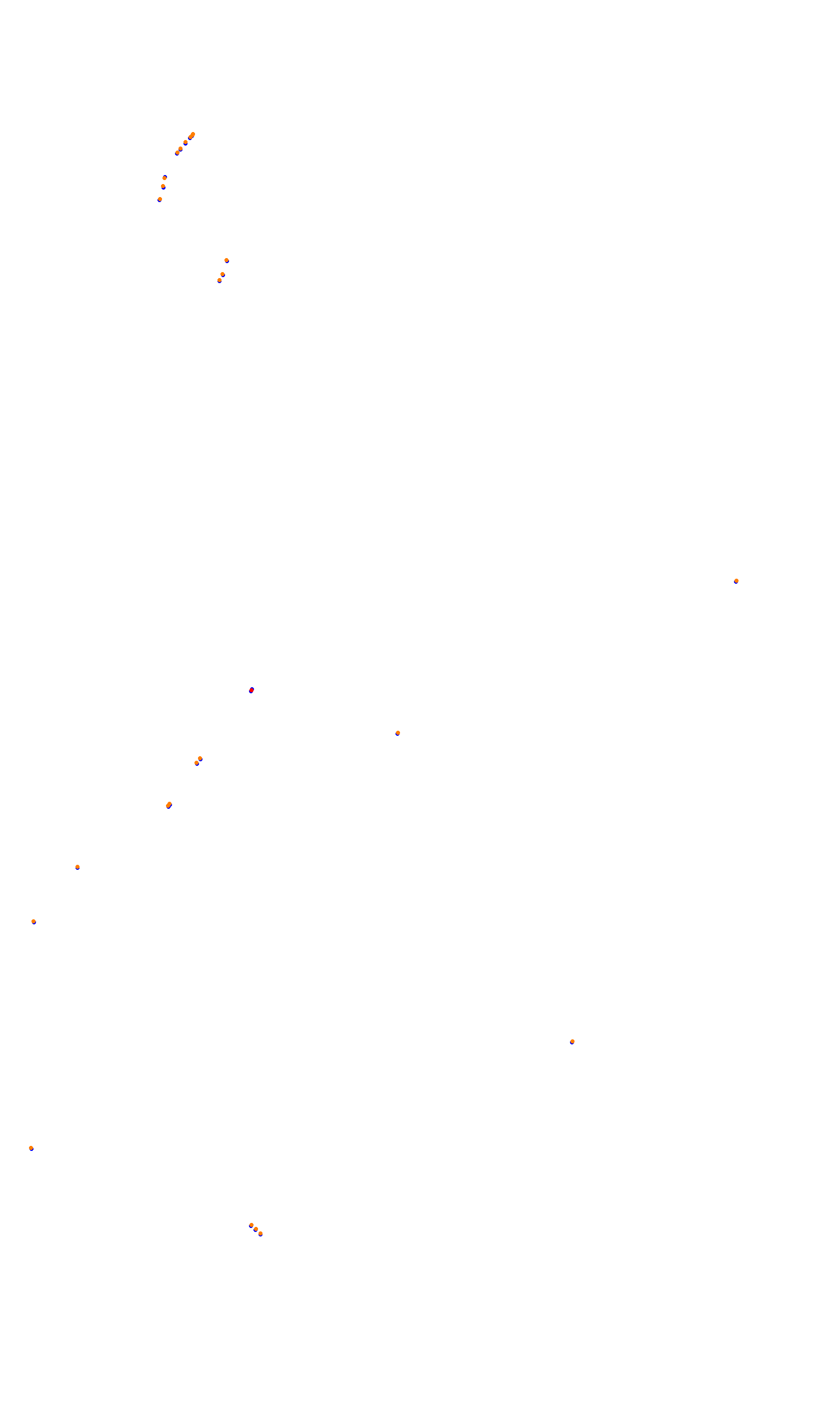 SRV Silverstone - Layout GP (3xDRS) collisions