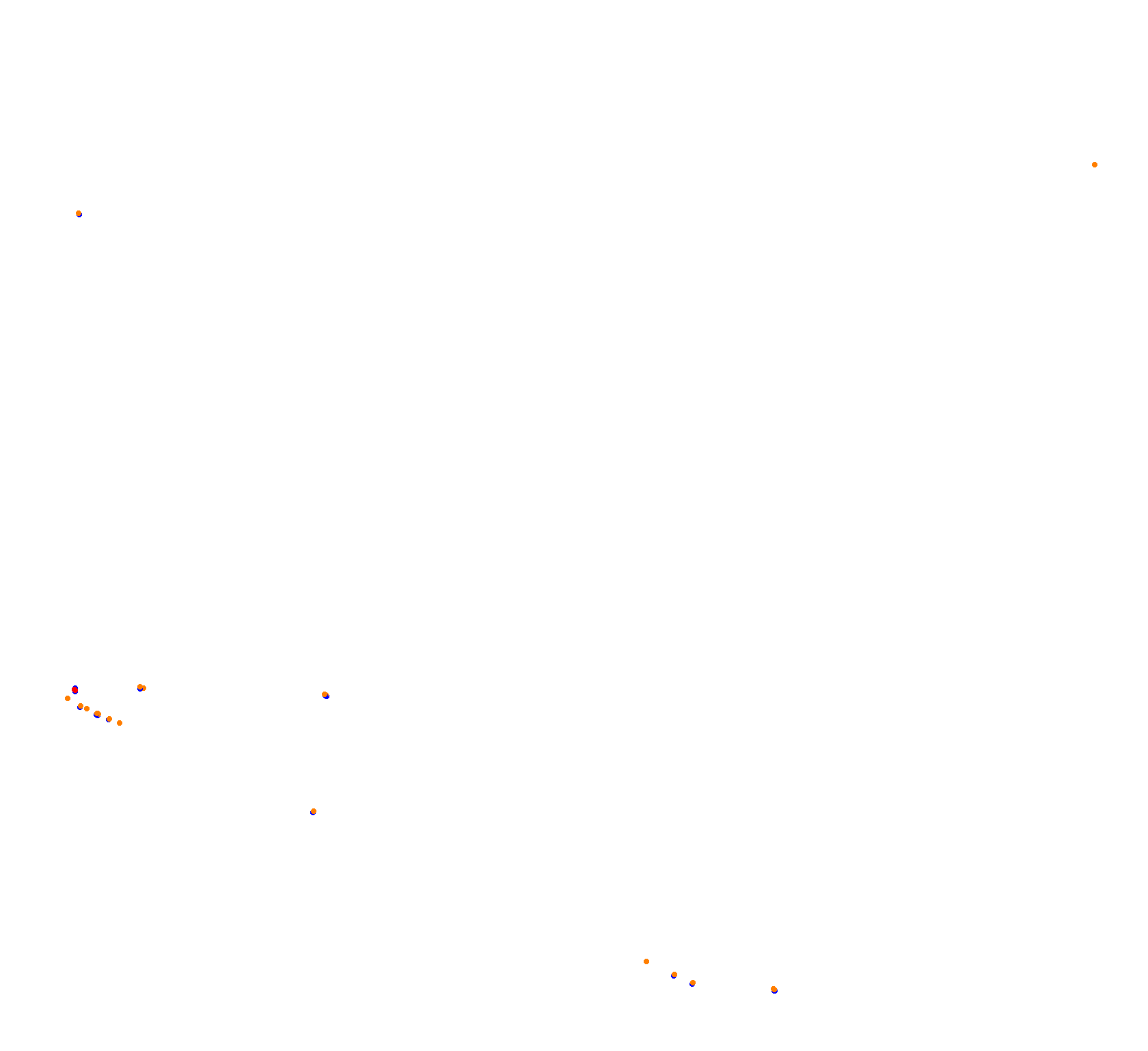 SRV Lausitzring - Layout GP (3xDRS) collisions